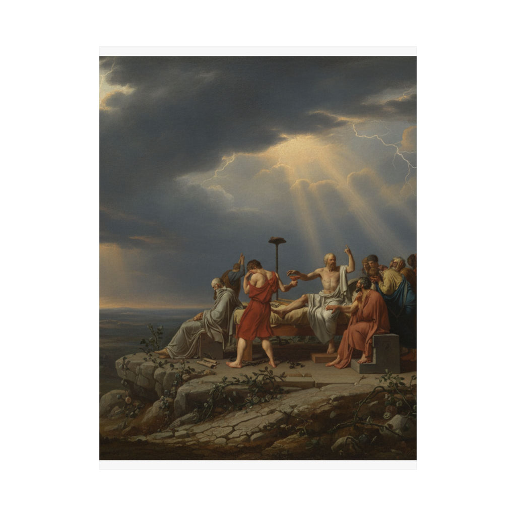 Dramatic Storm — Person — Matte Poster