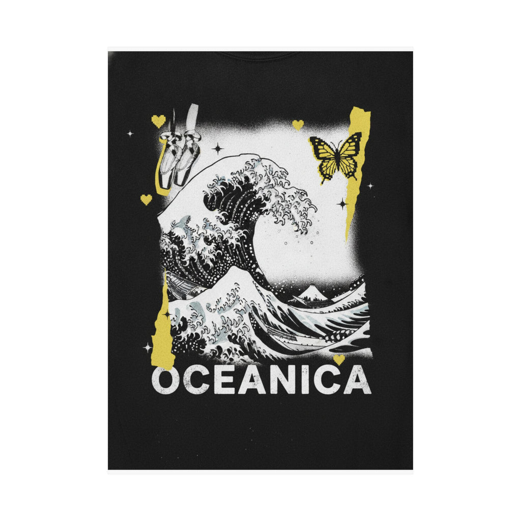 Streetwear Collage — Wave — Matte Poster