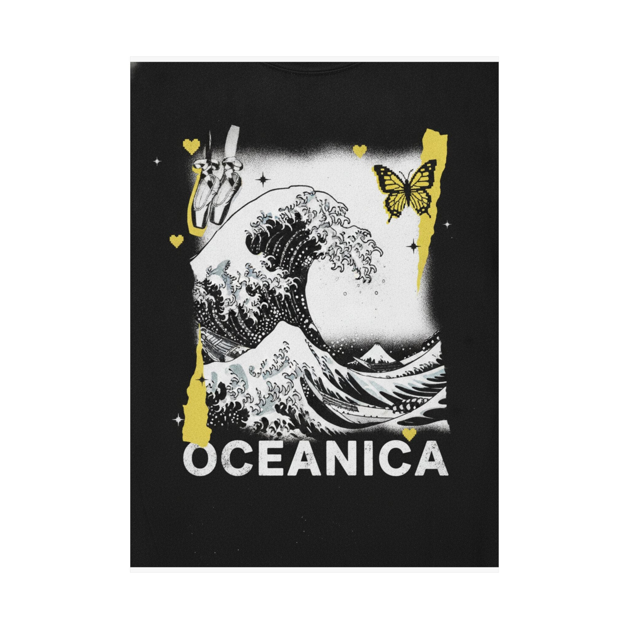 Streetwear Collage — Wave — Matte Poster
