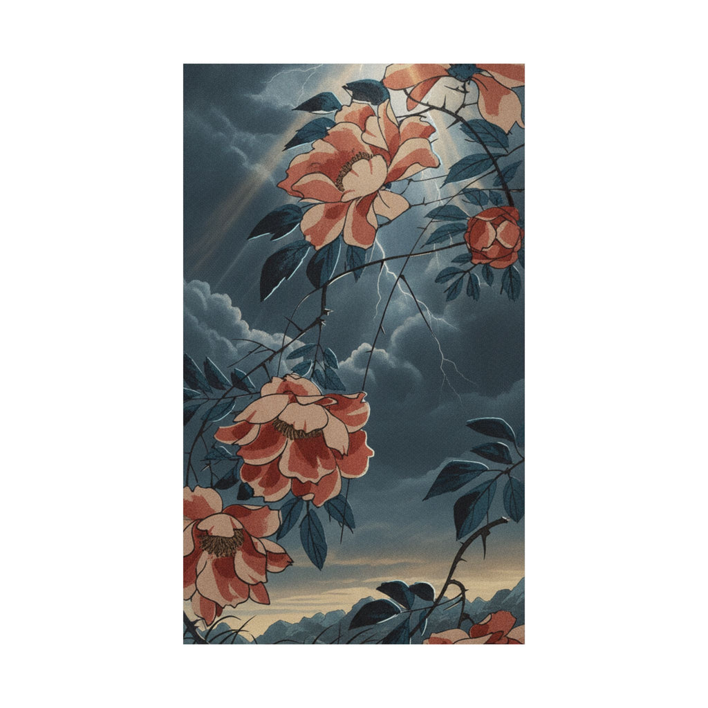 Dramatic Storm — Rose — Matte Poster