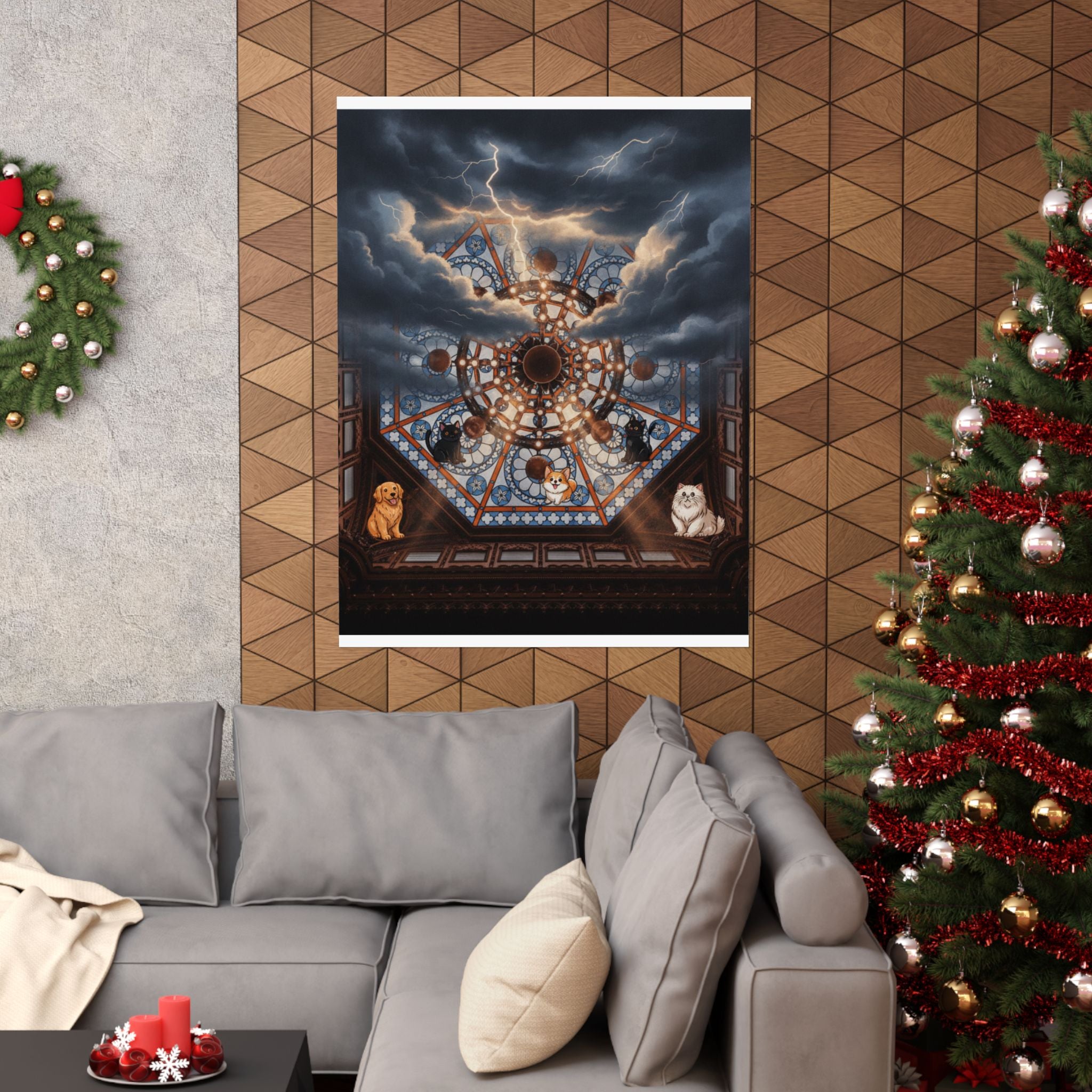Dramatic Storm — Ceiling — Matte Poster