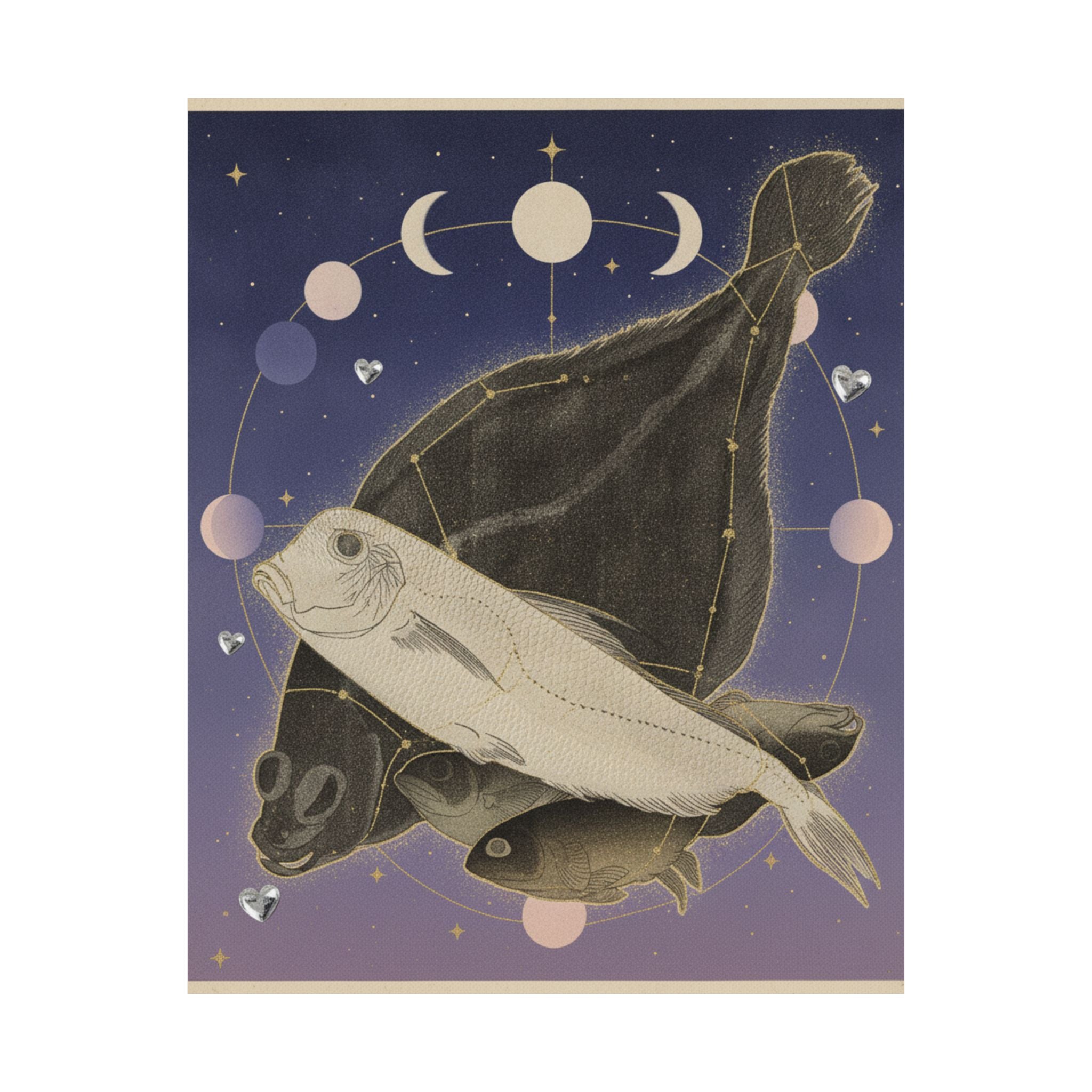 Celestial — Flounder And Other Fishes — Matte Poster