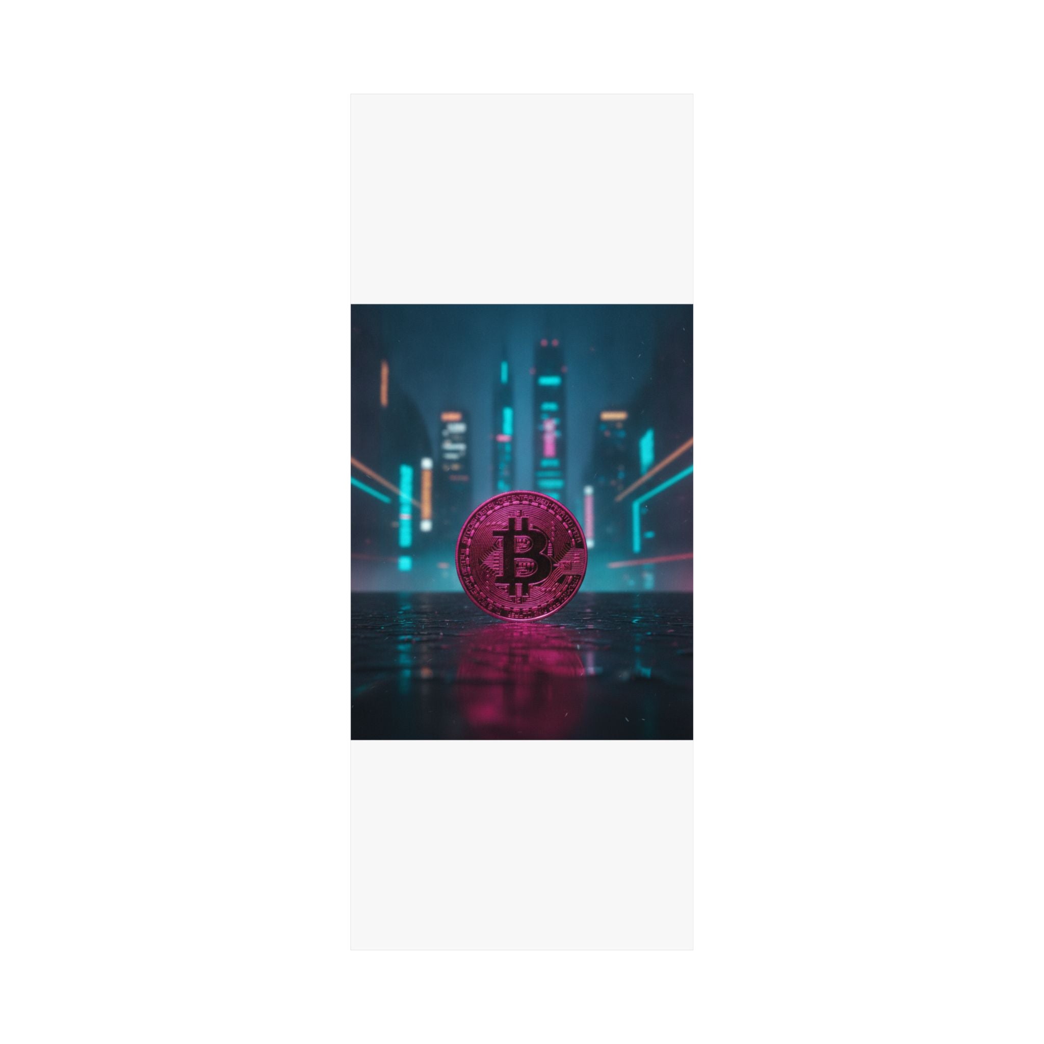 Neon Noir — Coin — Matte Poster