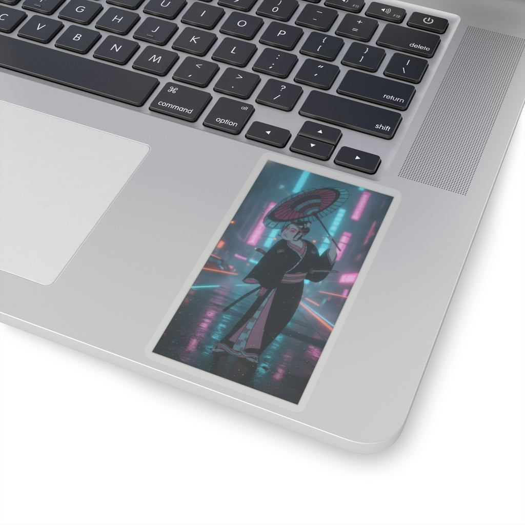 Neon Noir — The Third Ichikawa Yaozo In The Role Of The Otokodate Sukeroku — Kiss-Cut Sticker