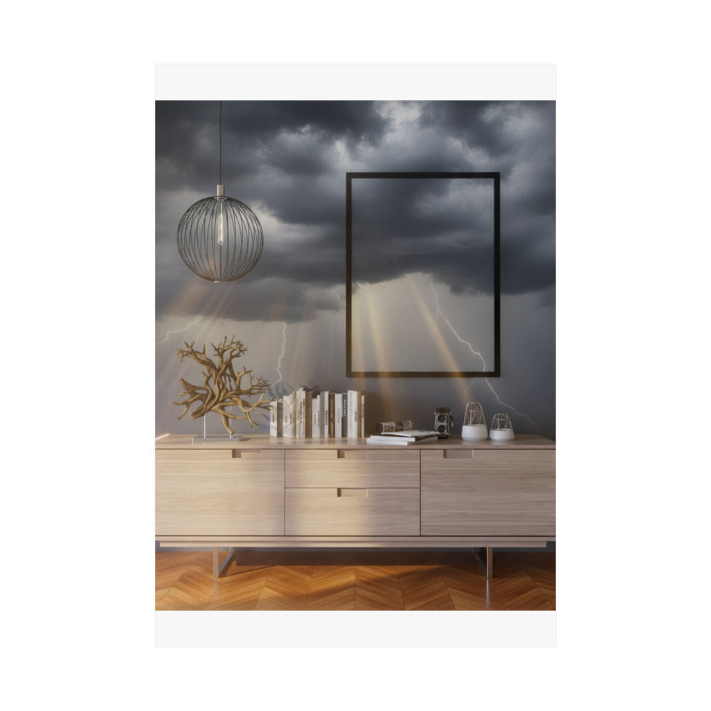 Dramatic Storm — Interior — Matte Poster