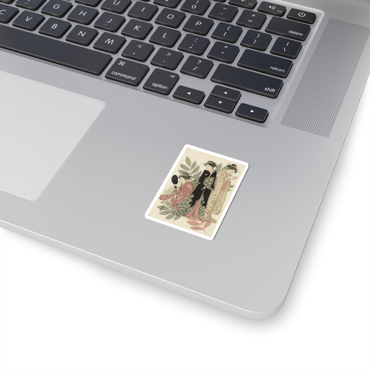 Botanical — Three Geishas Of Tachibana Street In Their Room — Kiss-Cut Sticker