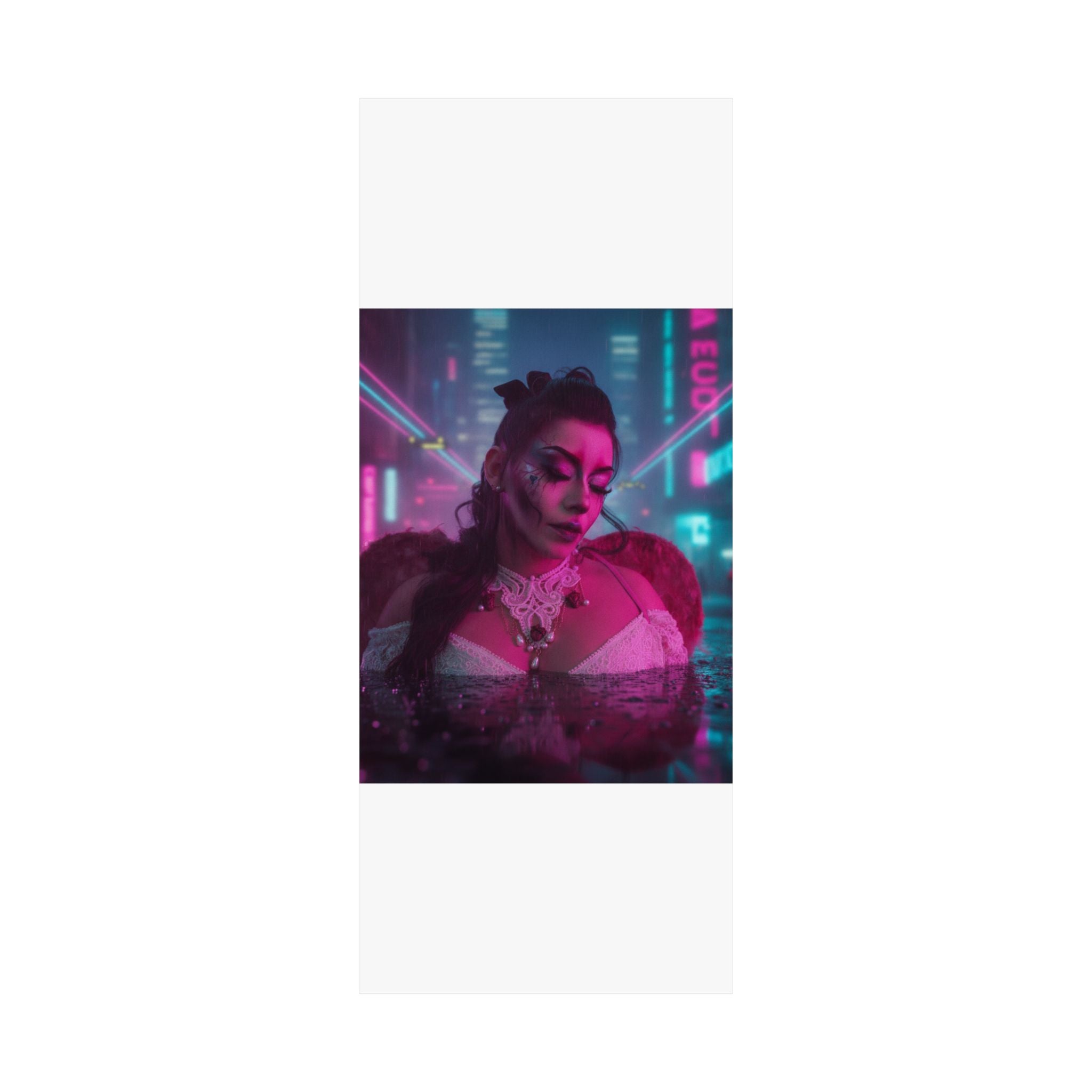 Neon Noir — Person — Matte Poster