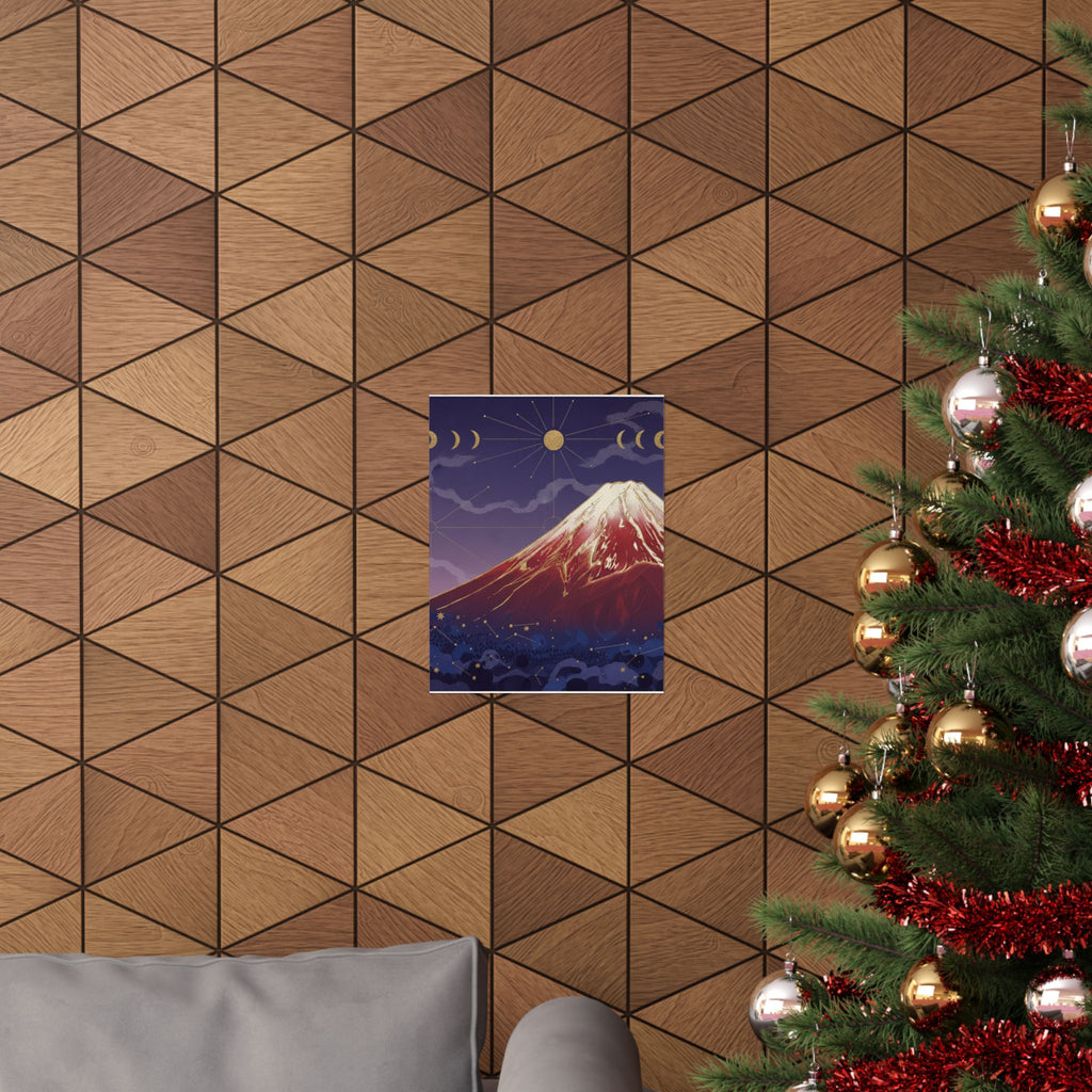 Celestial — South Wind, Clear Sky (Gaifū Kaisei), Also Known As Red Fuji, From The Series Th — Matte Poster