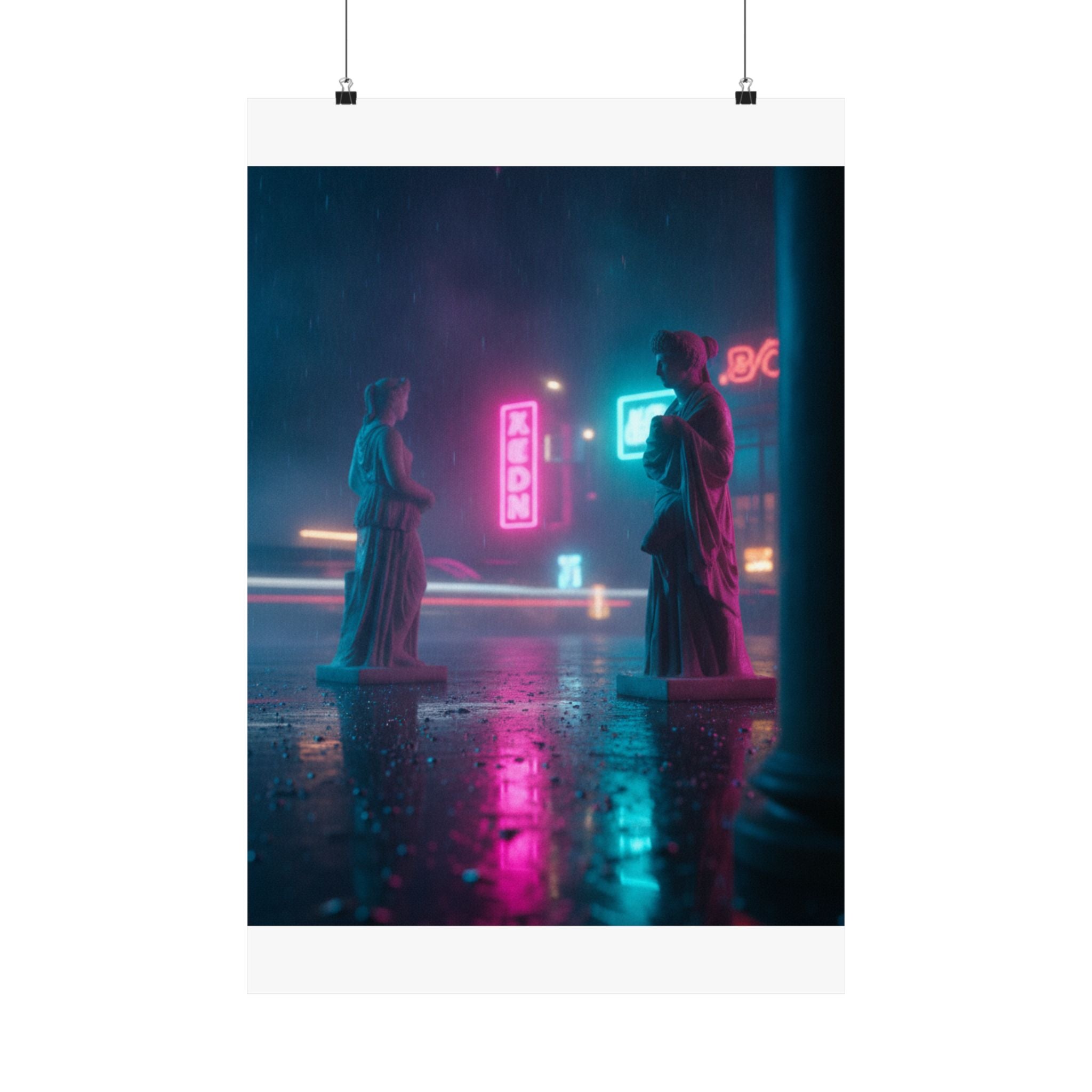 Neon Noir art print by Zukkay