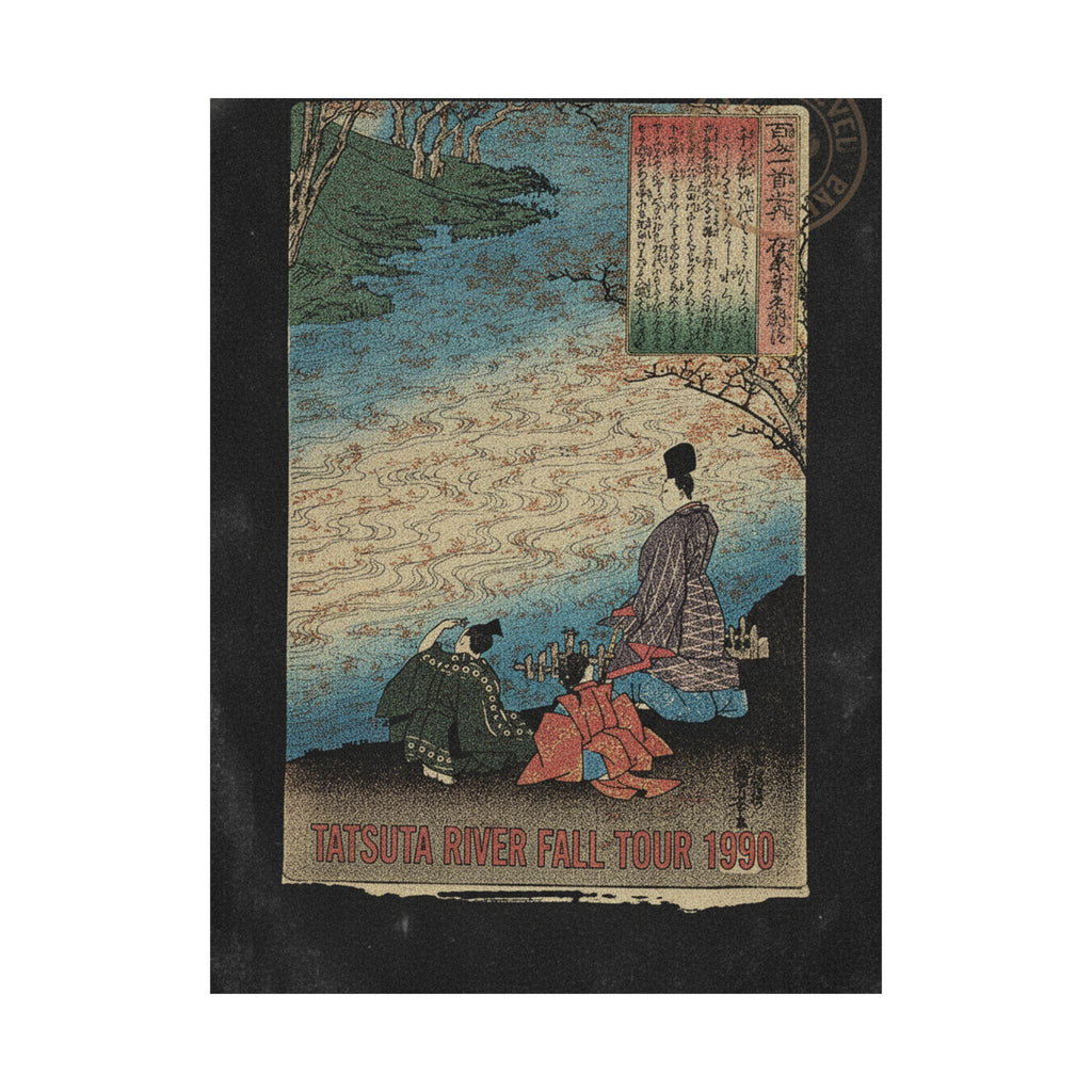 Vintage Bootleg — Poet With Two Pages On The Banks Of The Tatsuta — Matte Poster