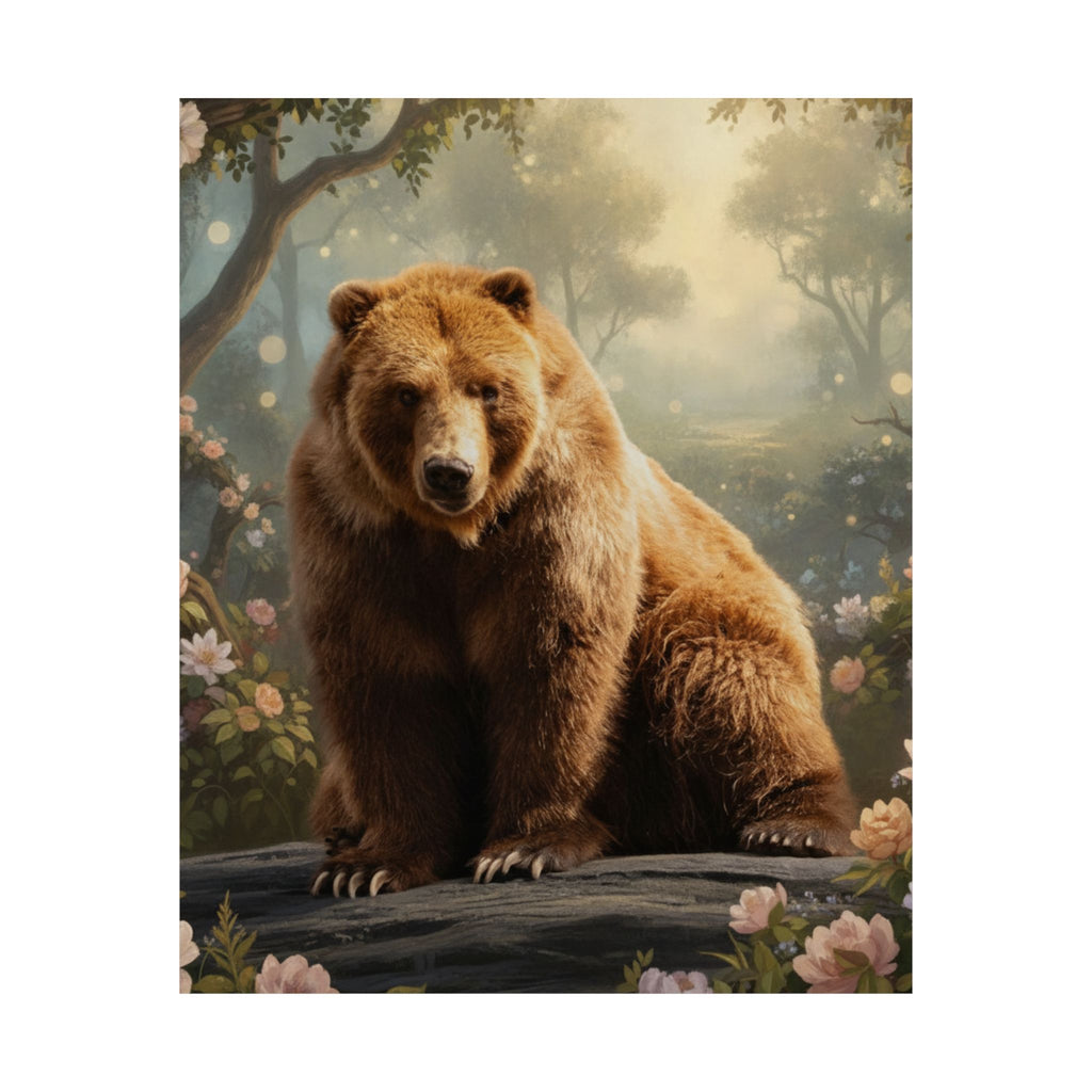 Scenic Nature — Bear — Matte Poster