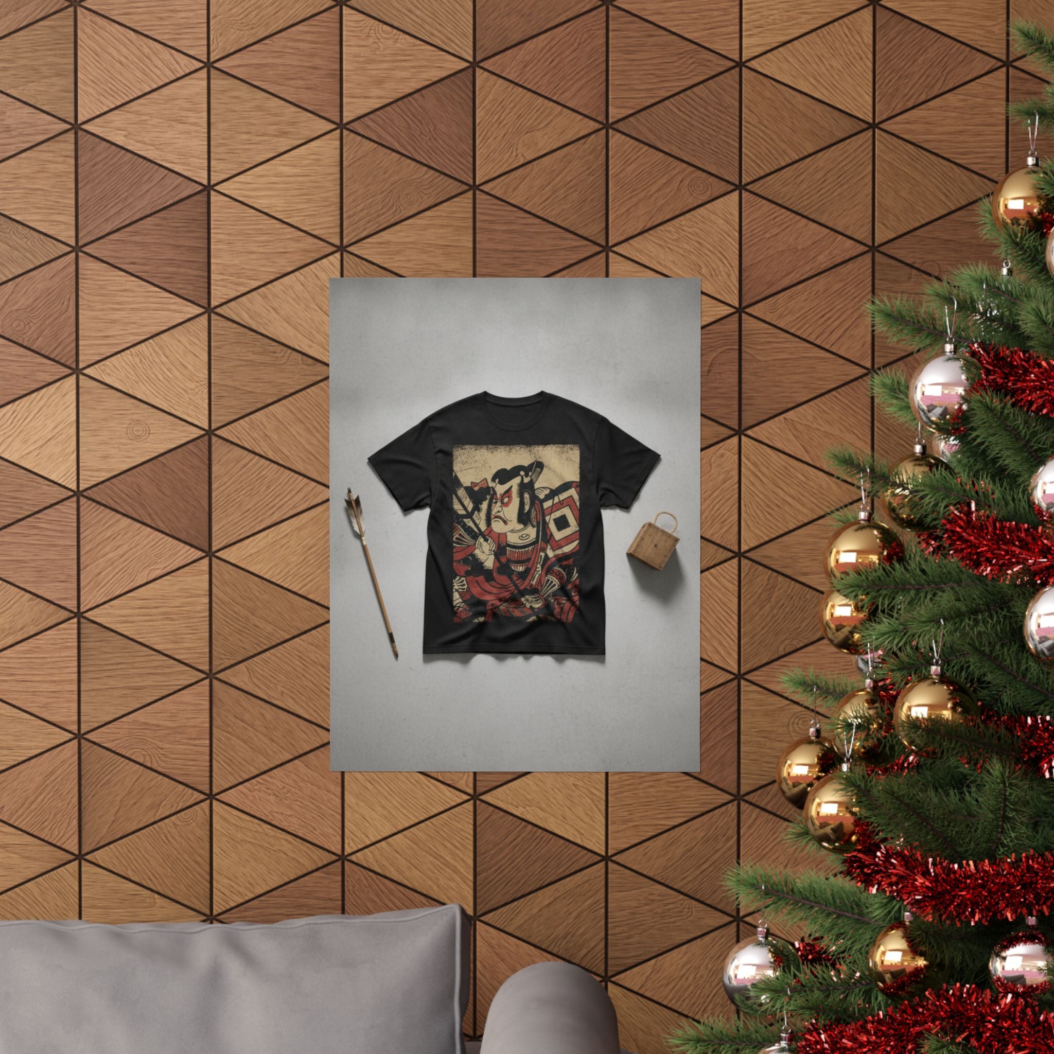 Product Marketing — An Actor Portrait (Wears A Danjuro Mon) — Matte Poster