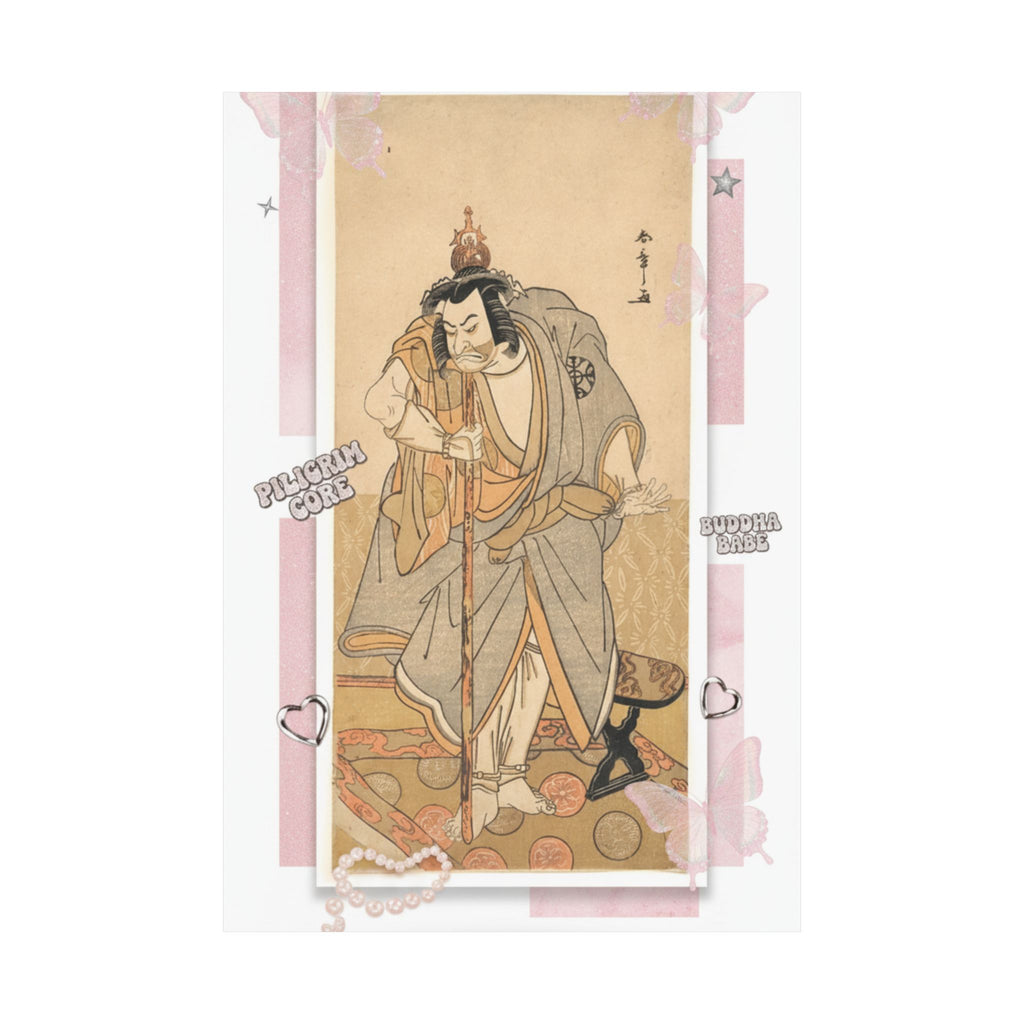 Ecommerce Main — The Actor Nakamura Nakazo As A Rokuju-Rokubu (Pilgrim To Buddhist Temple) — Matte Poster