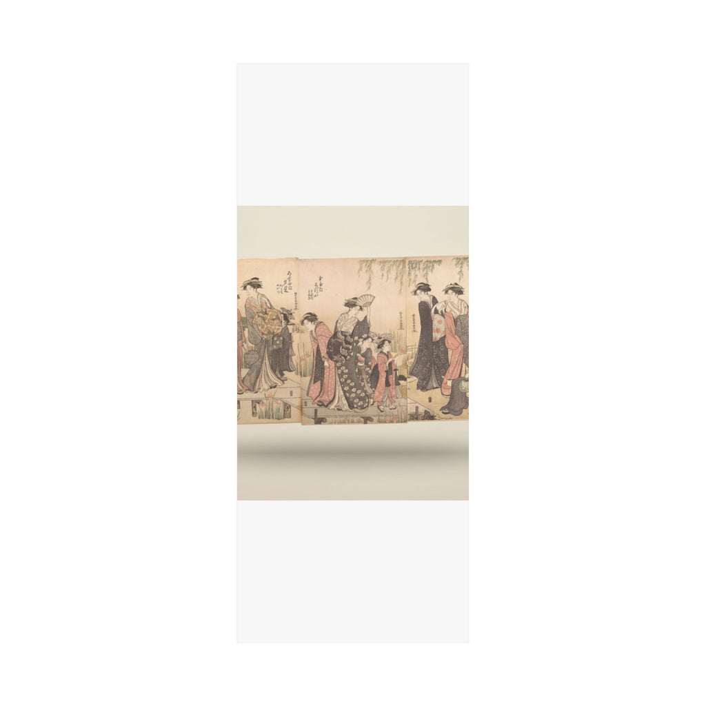 Product Marketing — Courtesans In An Iris Garden — Matte Poster