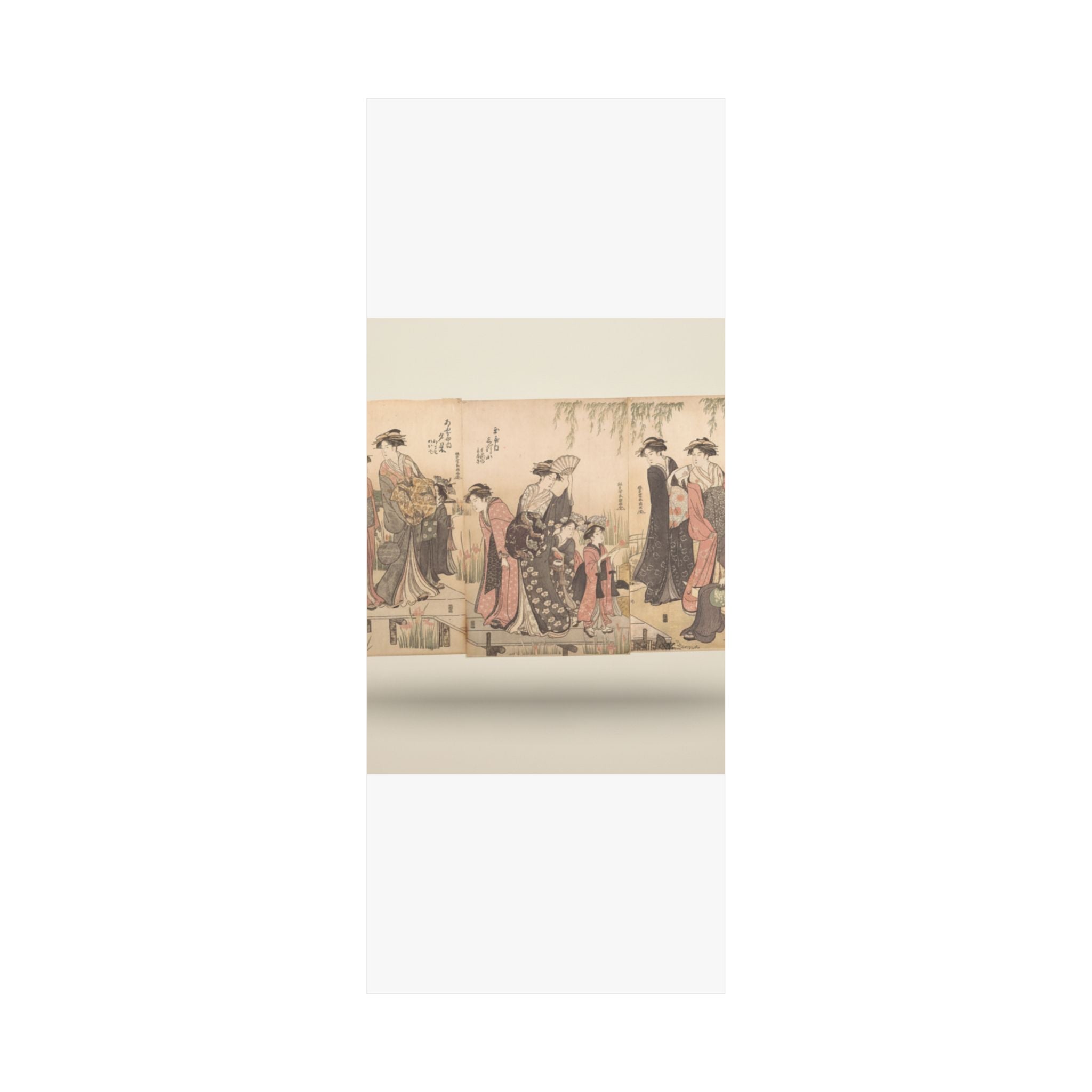 Product Marketing — Courtesans In An Iris Garden — Matte Poster