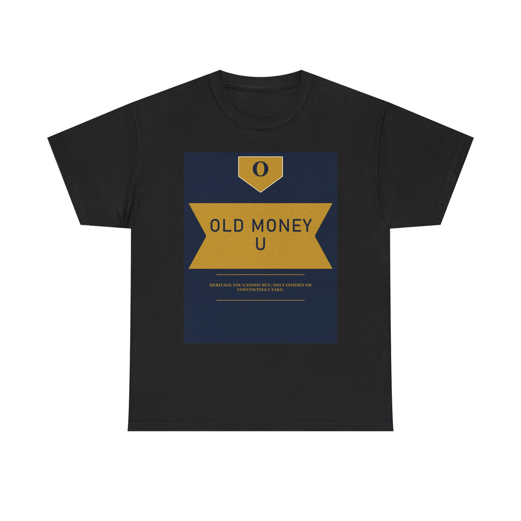 OLD MONEY U graphic tee by Zukkay