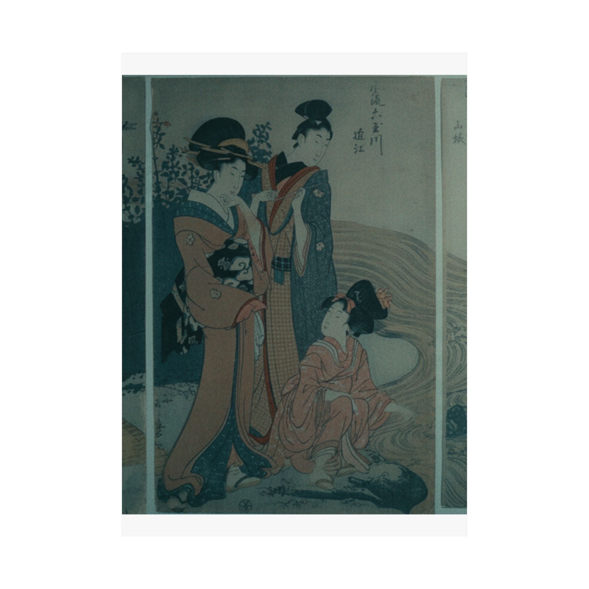 Cinematic — Women And Children On The Banks Of A Stream — Matte Poster