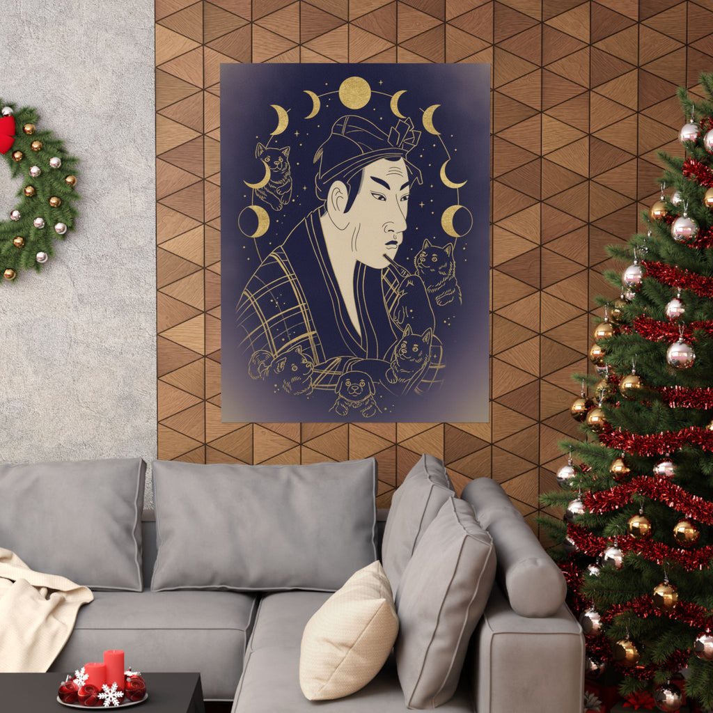 Celestial — The Actor Matsumoto Koshiro As Banzuin Chobei — Matte Poster