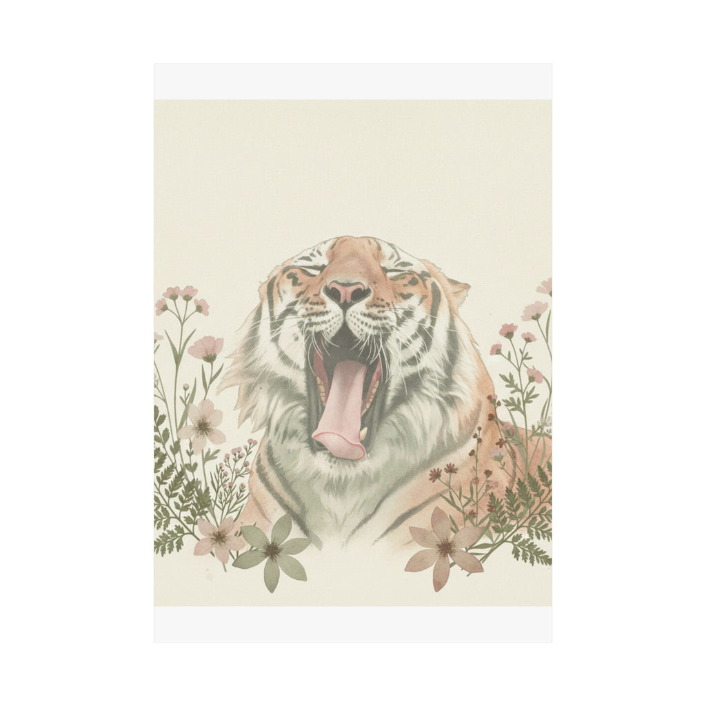 Botanical — Tiger — Matte Poster