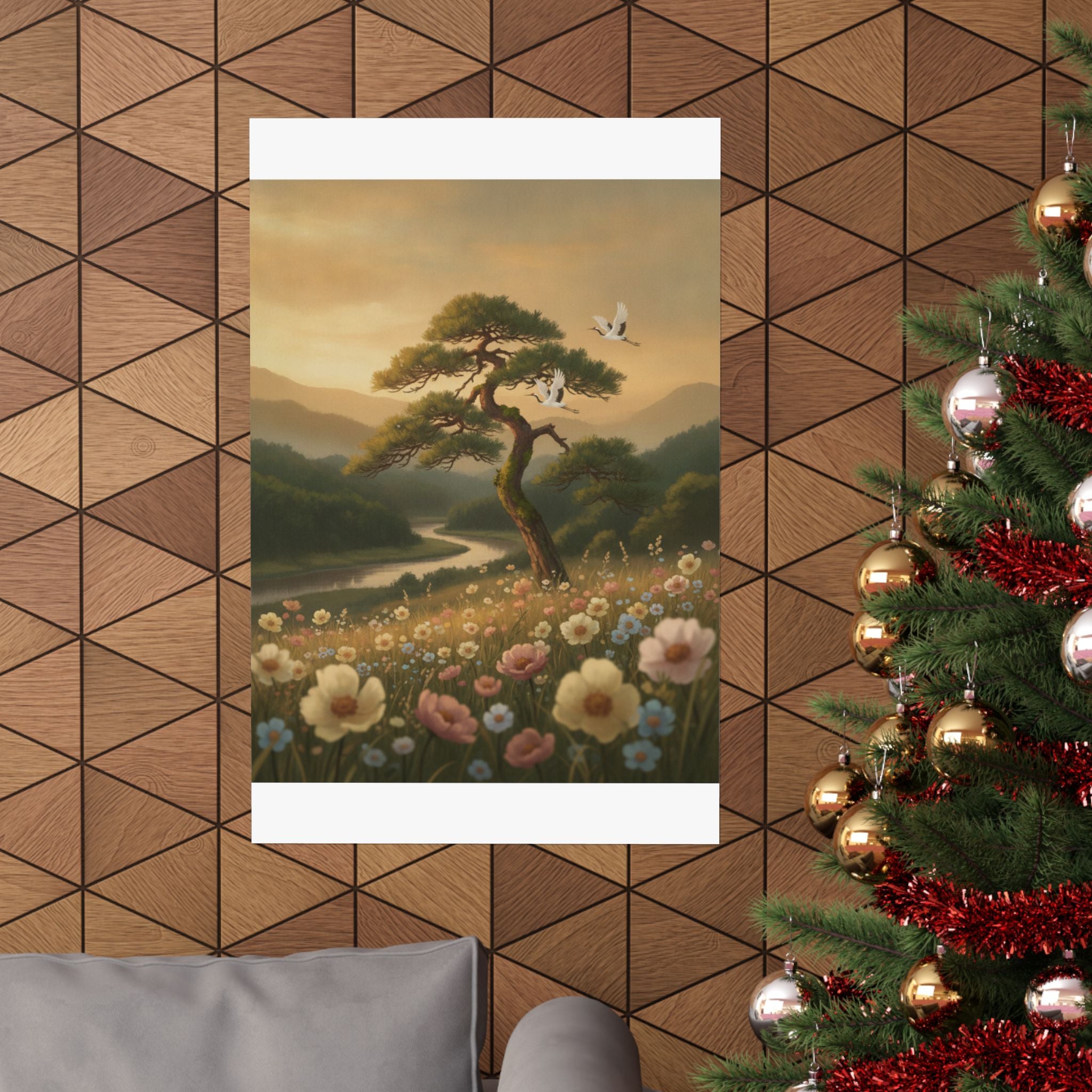 Scenic Nature — Picture Book Of Amusements Of The Eastern Capital (Ehon Azuma Asobi) — Matte Poster