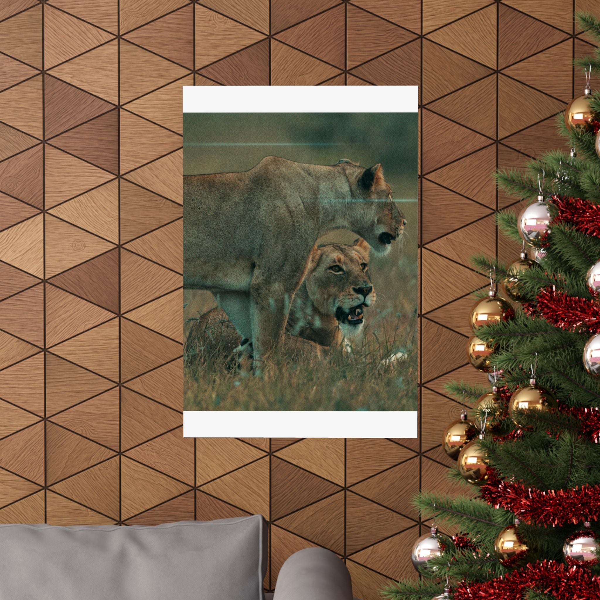 Cinematic — Lions — Matte Poster