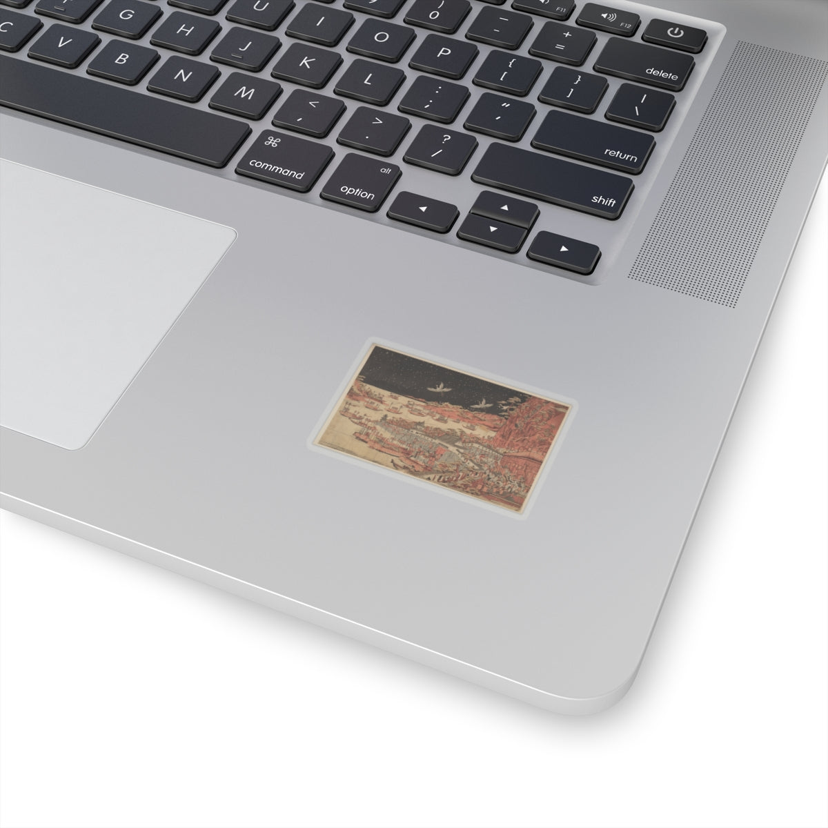 Japanese Street — Battle Of Ichi–No–Tani, March 21, 1184 — Kiss-Cut Sticker