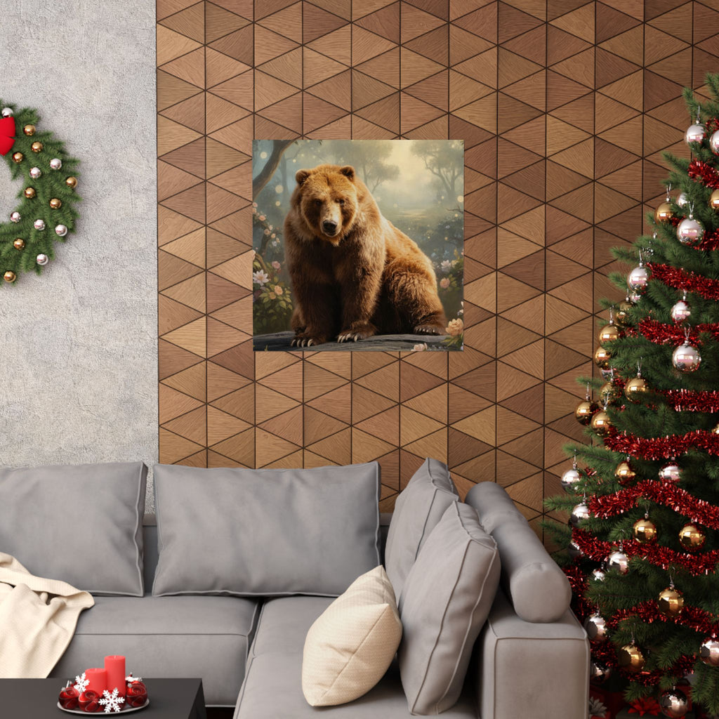 Scenic Nature — Bear — Matte Poster