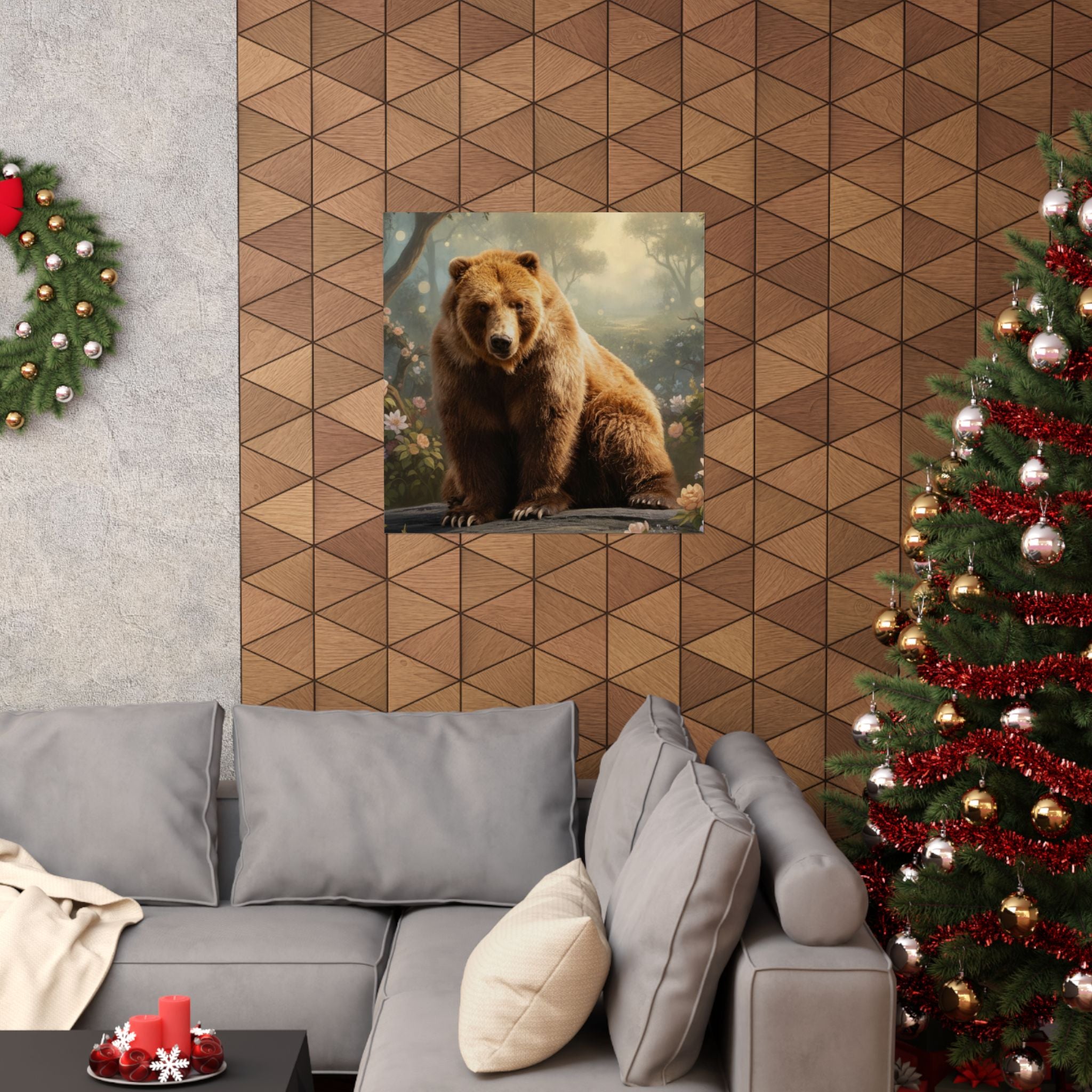 Scenic Nature — Bear — Matte Poster