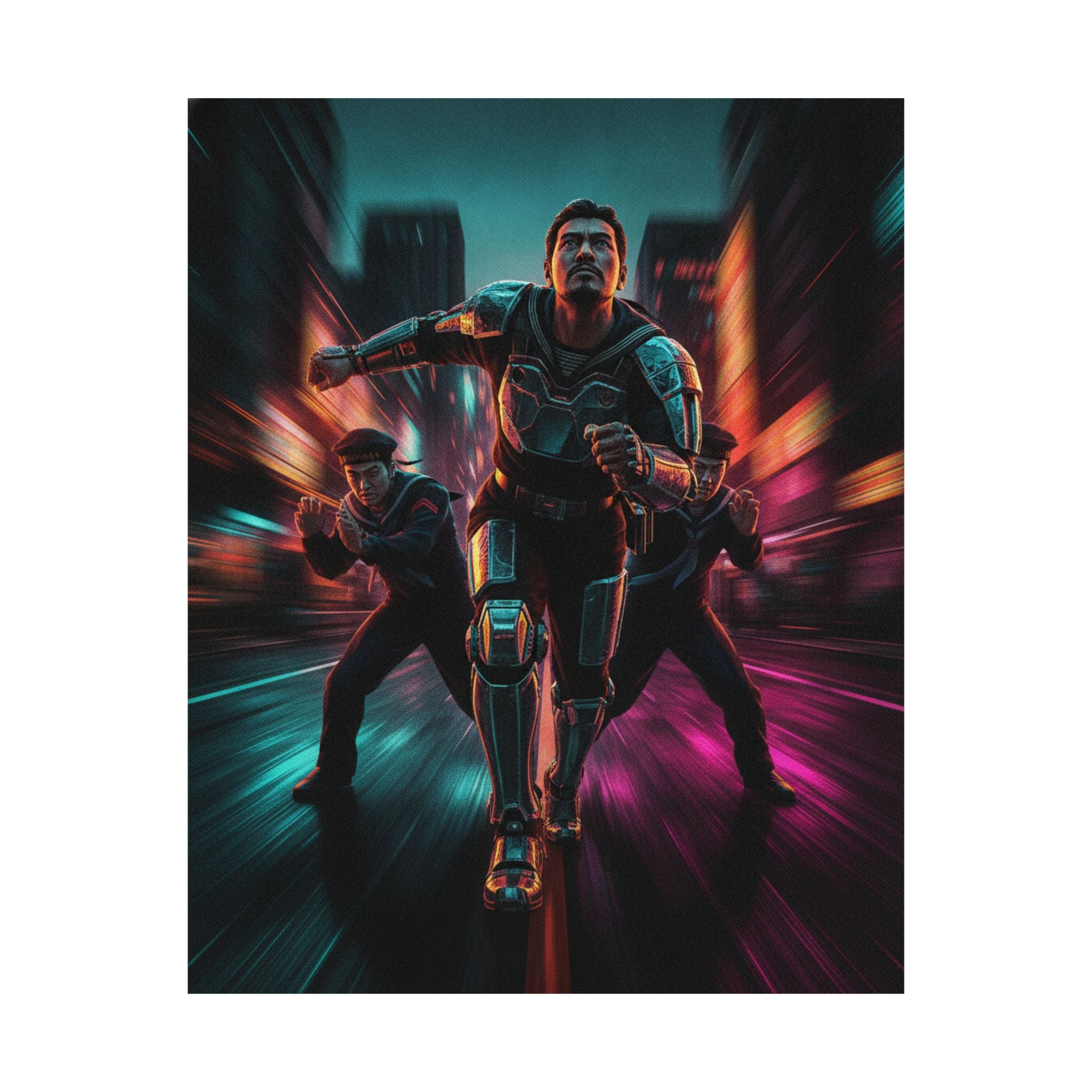 Fast Furious — Sailor Tanaka Ichitarō, From The Series Mirror Of Army And Navy Heroes — Matte Poster