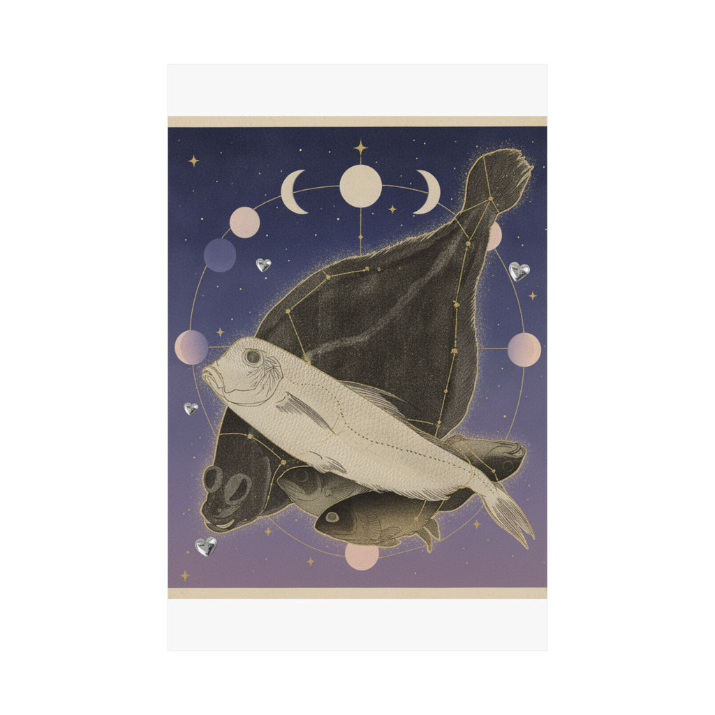 Celestial — Flounder And Other Fishes — Matte Poster
