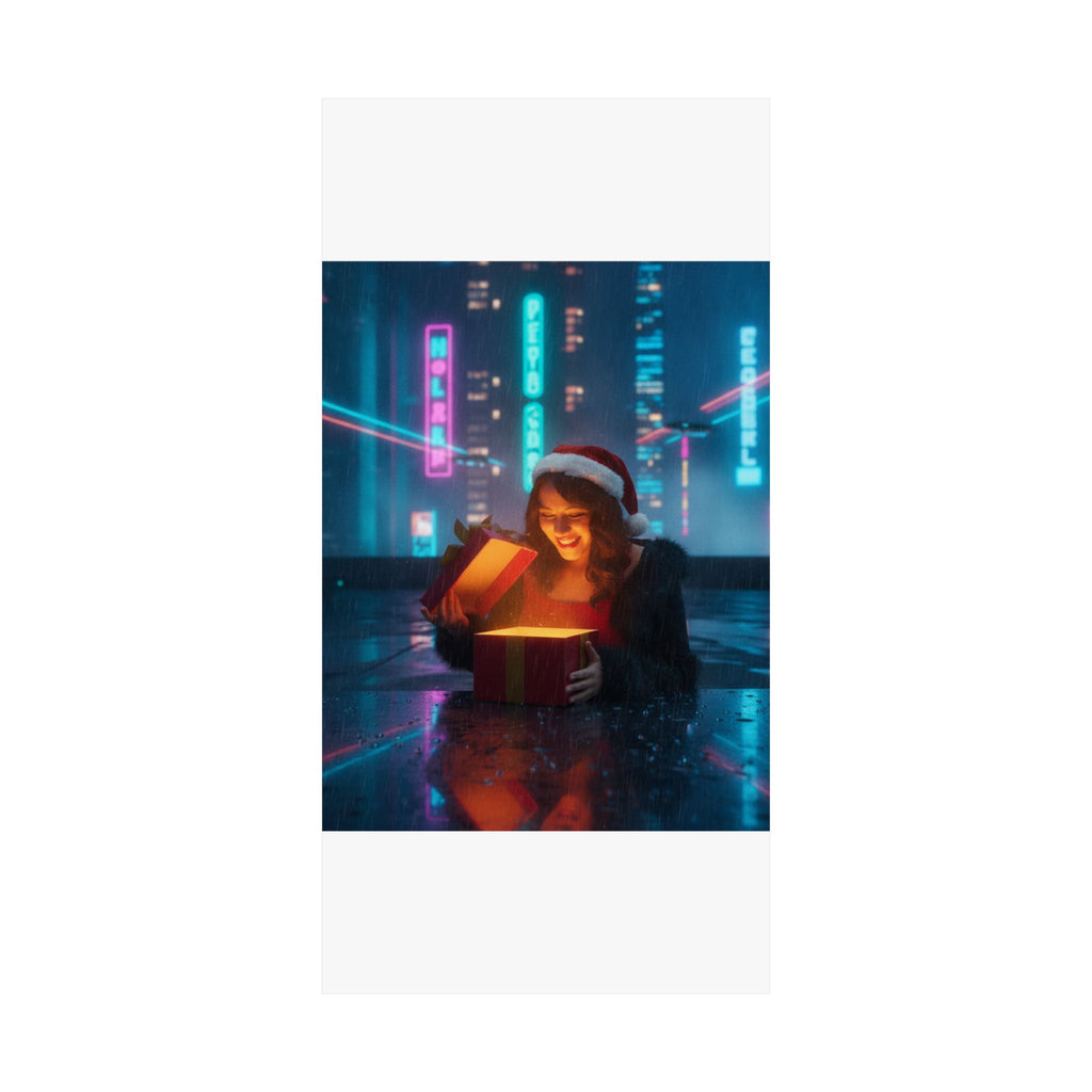 Neon Noir — Person — Matte Poster