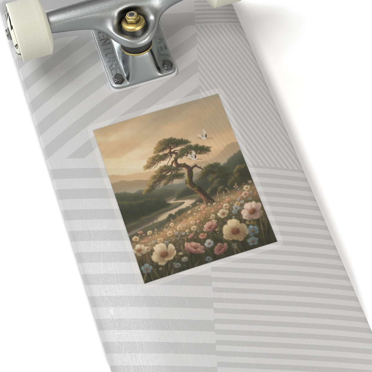 Scenic Nature — Picture Book Of Amusements Of The Eastern Capital (Ehon Azuma Asobi) — Kiss-Cut Sticker