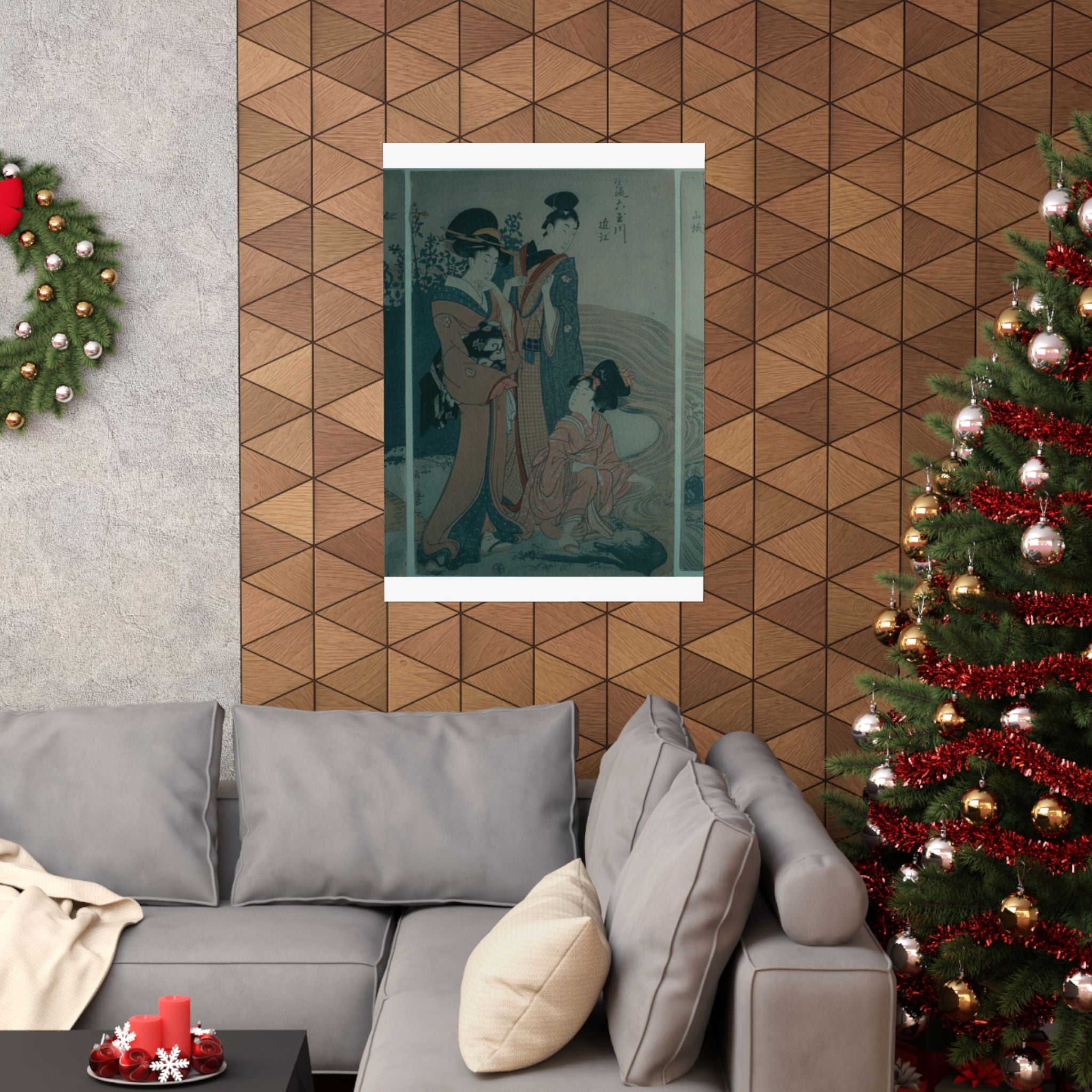 Cinematic — Women And Children On The Banks Of A Stream — Matte Poster