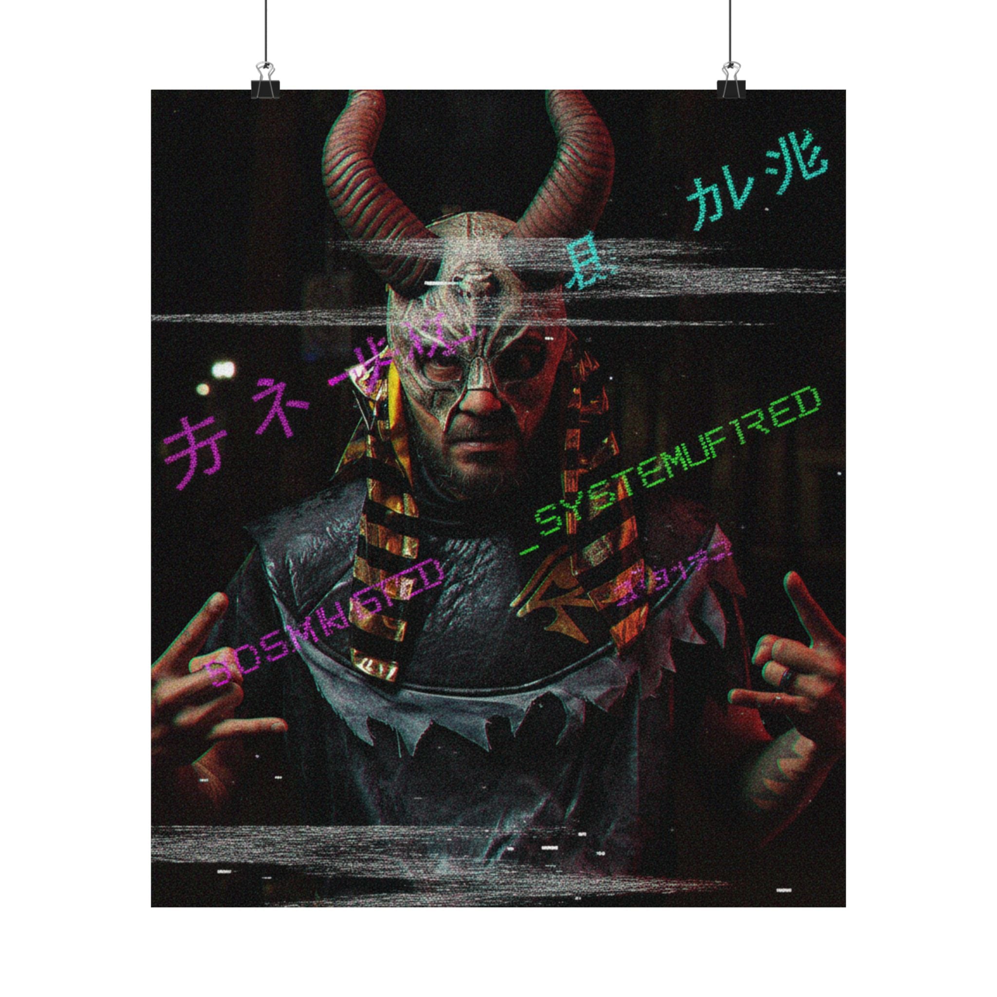 Glitch Culture — Person — Matte Poster