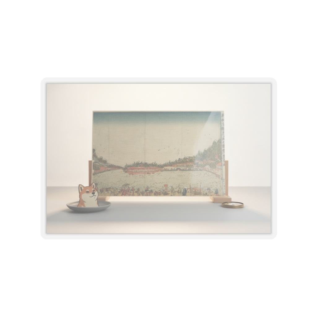 Product Marketing — Perspective Print: Shinobazu Pond — Kiss-Cut Sticker