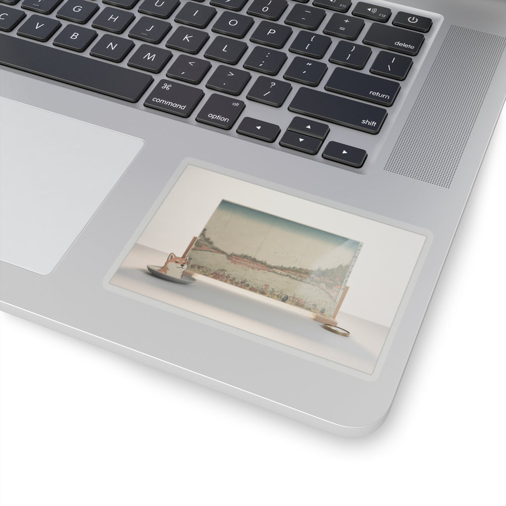 Product Marketing — Perspective Print: Shinobazu Pond — Kiss-Cut Sticker