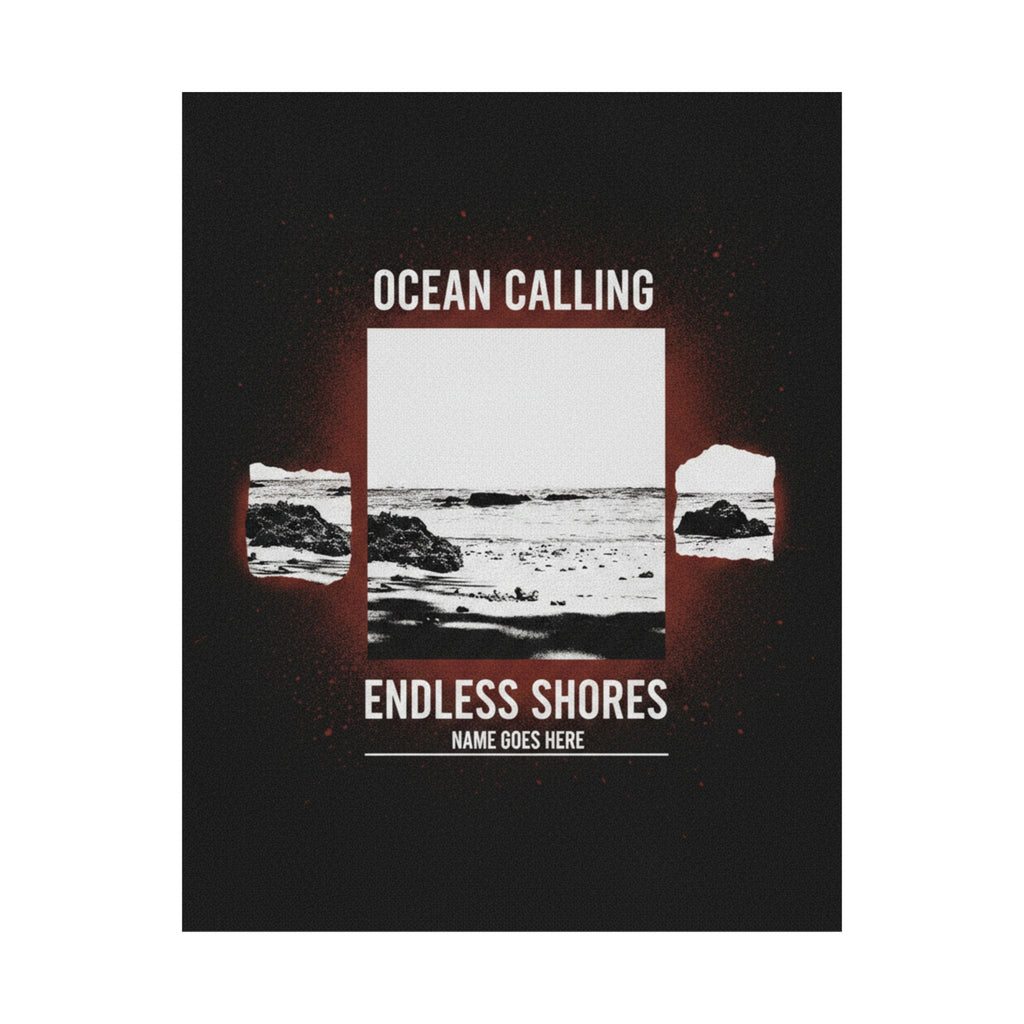 Streetwear Collage — Beach — Matte Poster