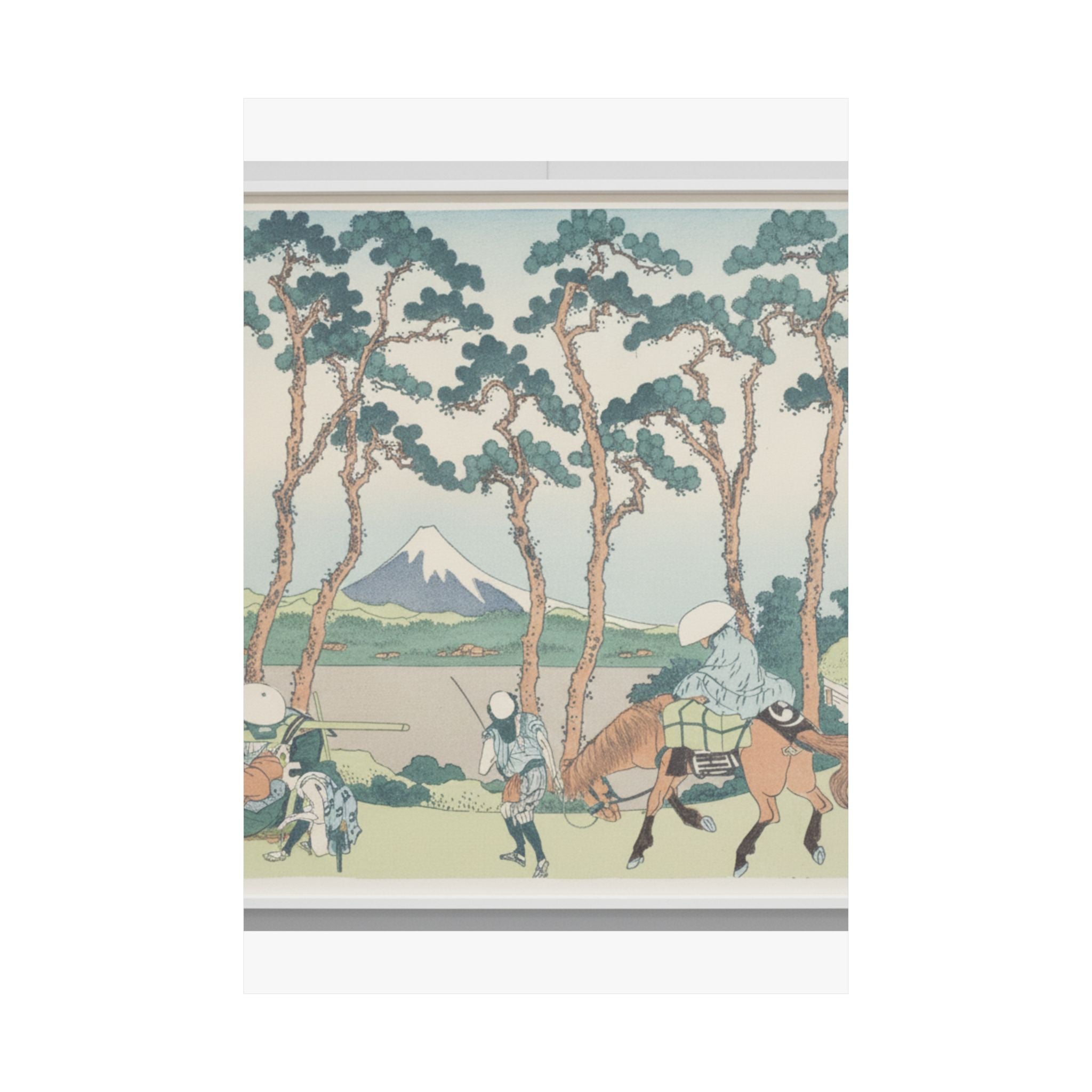Watercolor — Hodogaya On The Tōkaidō (Tōkaidō Hodogaya), From The Series Thirty-Six Views Of  — Matte Poster