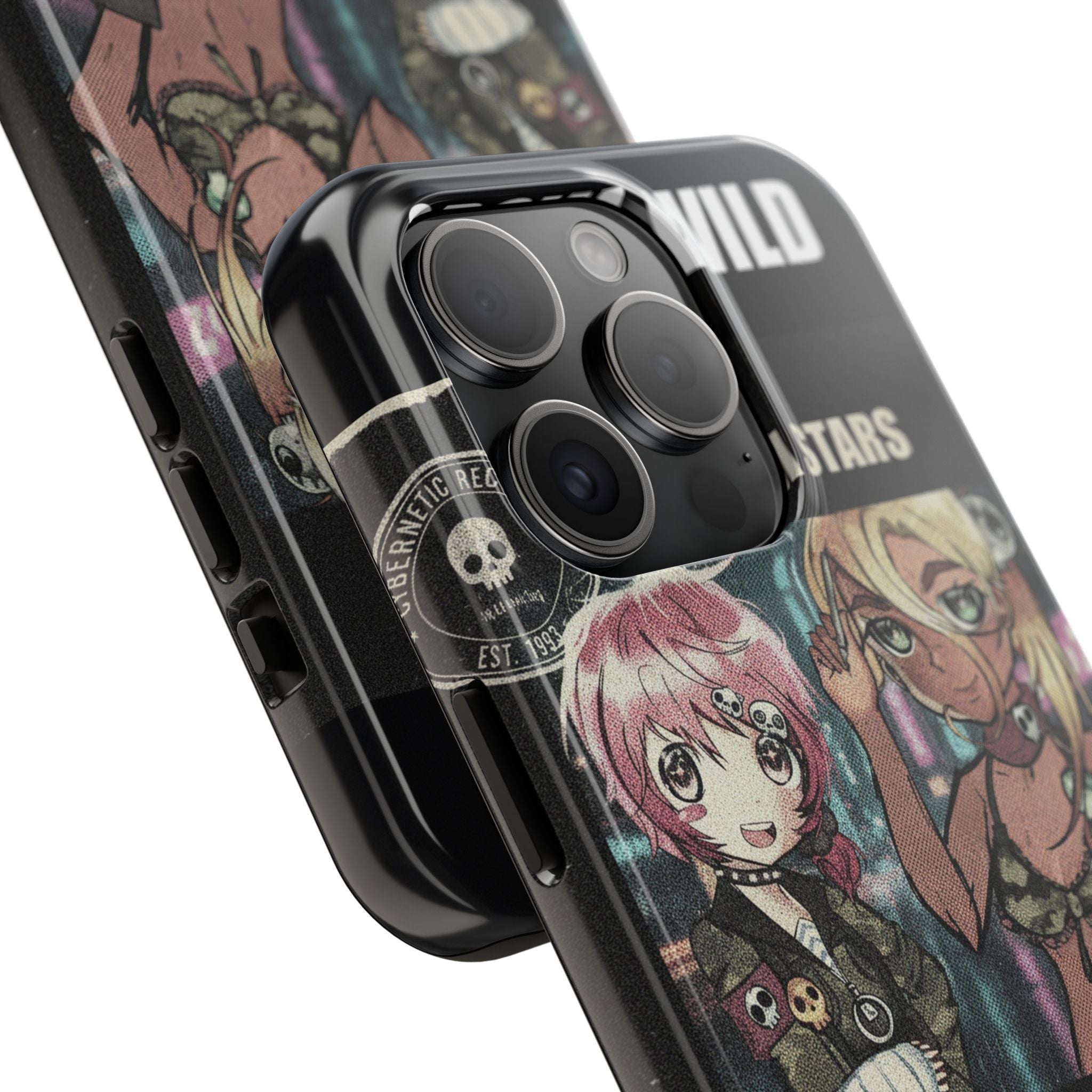 Neon Rain Osaka Nights Anime Tour Poster Phone Case