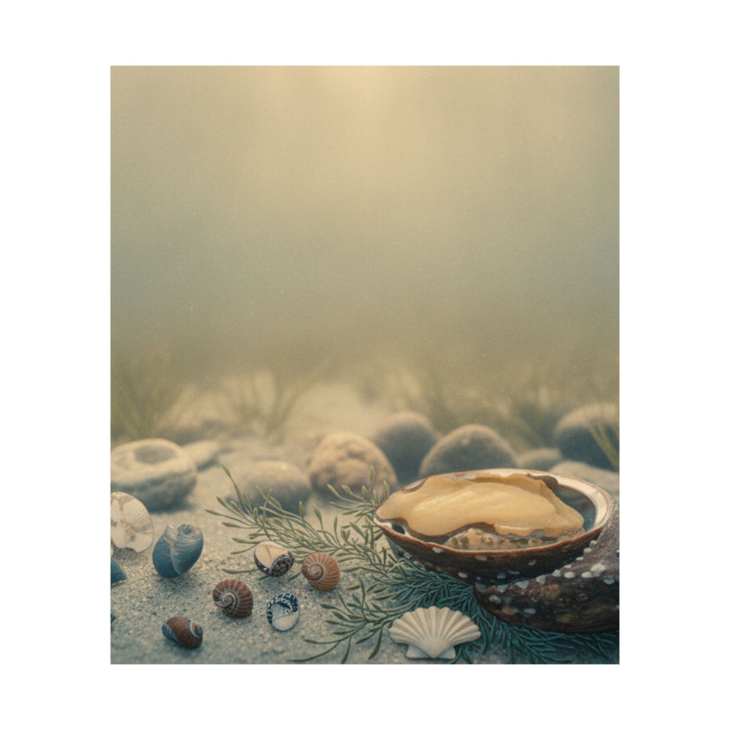 Scenic Nature — Shells Under Water — Matte Poster