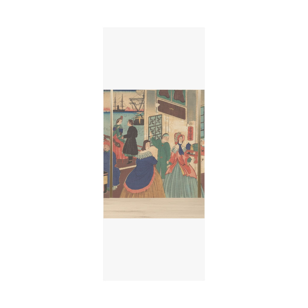 Product Marketing — People Of The Five Nations Drinking And Eating (Gokakoku Jinbutsu Dontaku No Zu) — Matte Poster