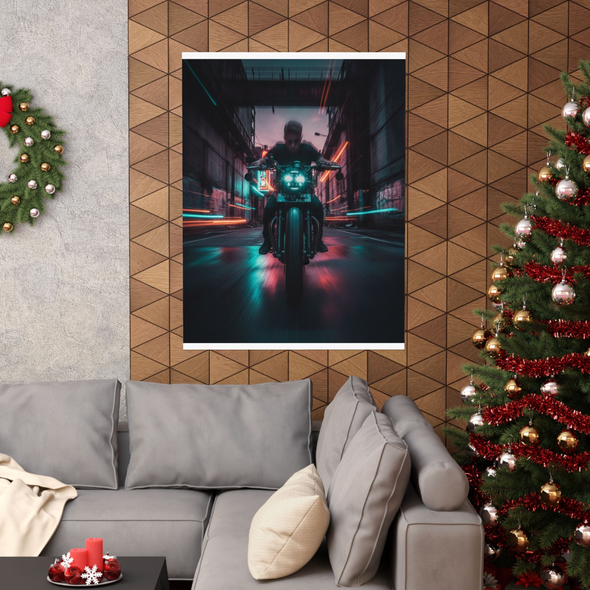 Fast Furious — Motorcycle — Matte Poster