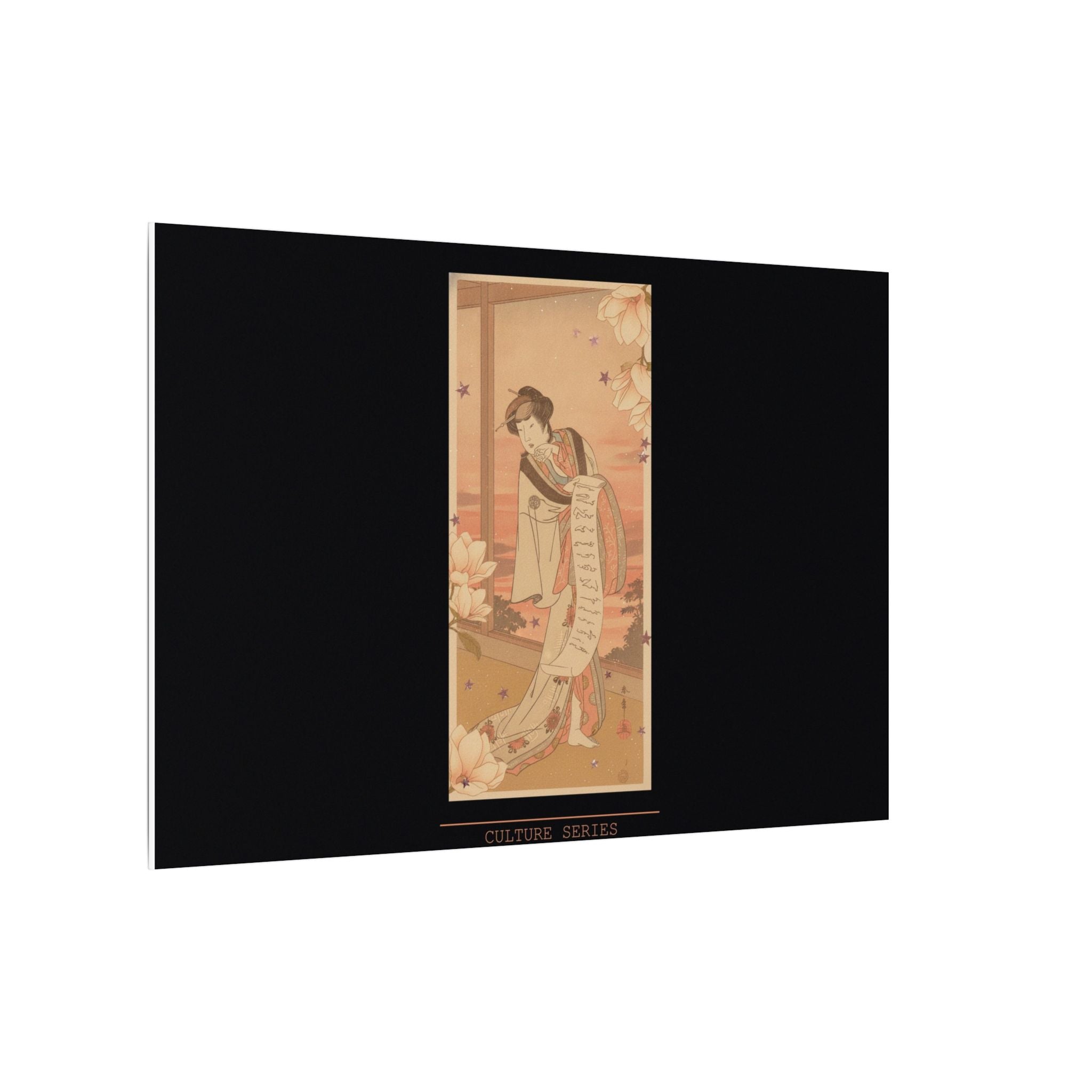 STREET CERTIFIED | The Second Yamashito Kinsaku As A Courtesan Standing In A Room — Matte Canvas