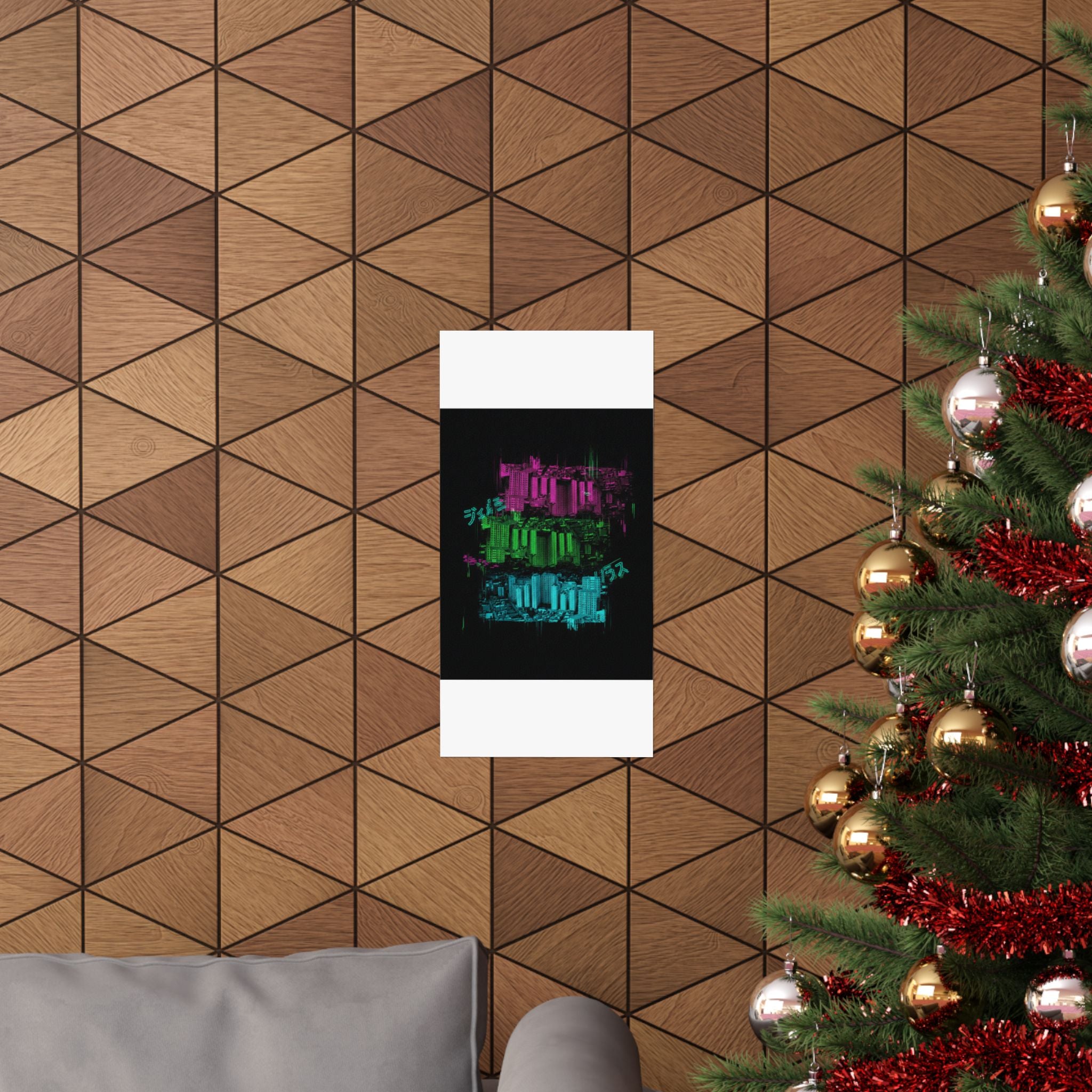 Glitch Culture — Cityscape — Matte Poster