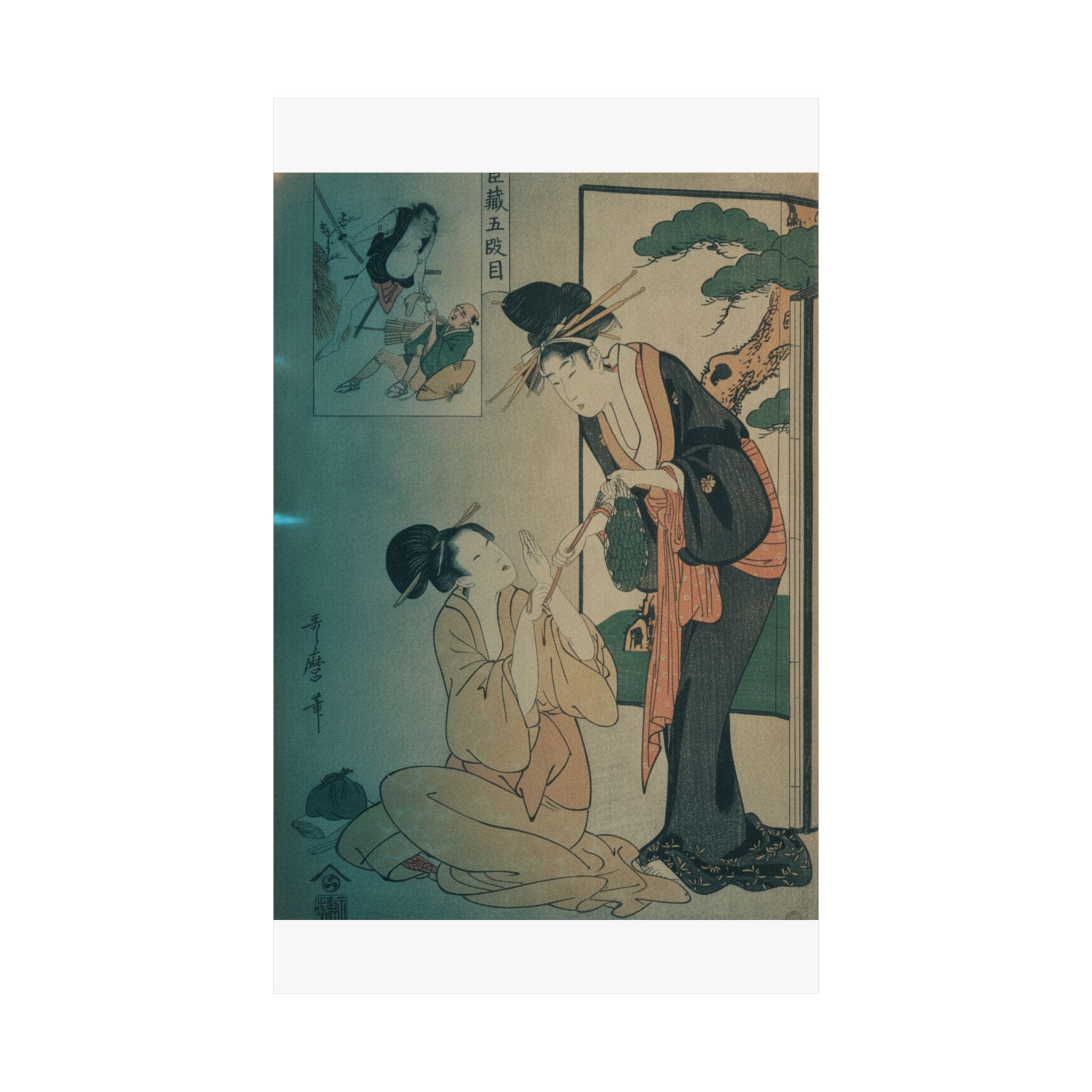Cinematic — A Woman Snatching A Bag Of Sweetmeats From Her Mother — Matte Poster