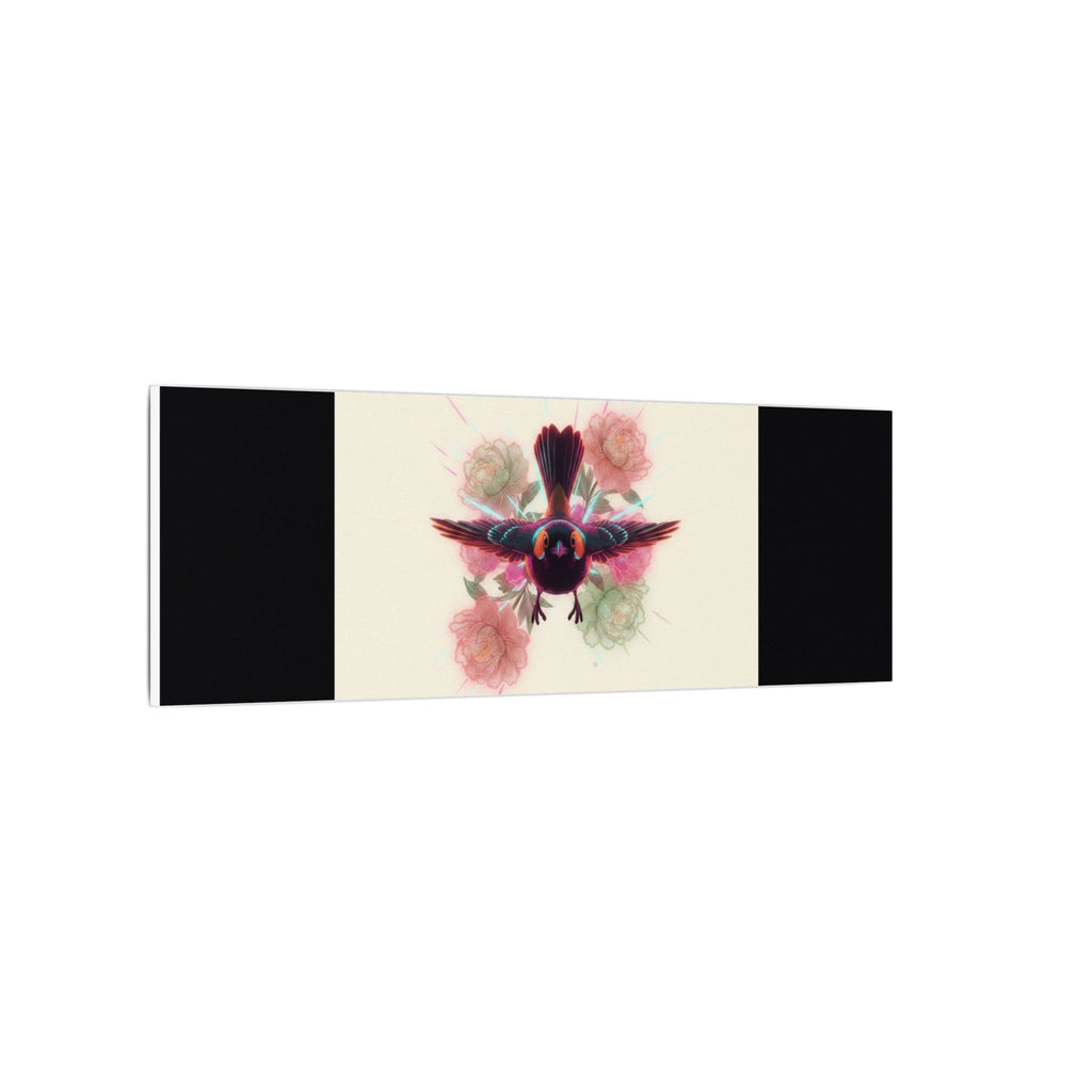 BRED IN THE CITY Flying Bird & Roses Matte Canvas