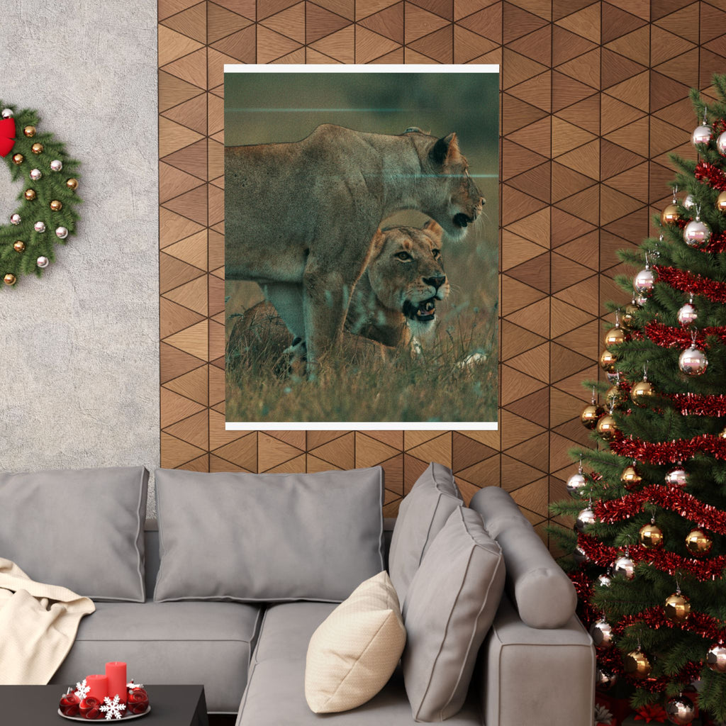 Cinematic — Lions — Matte Poster