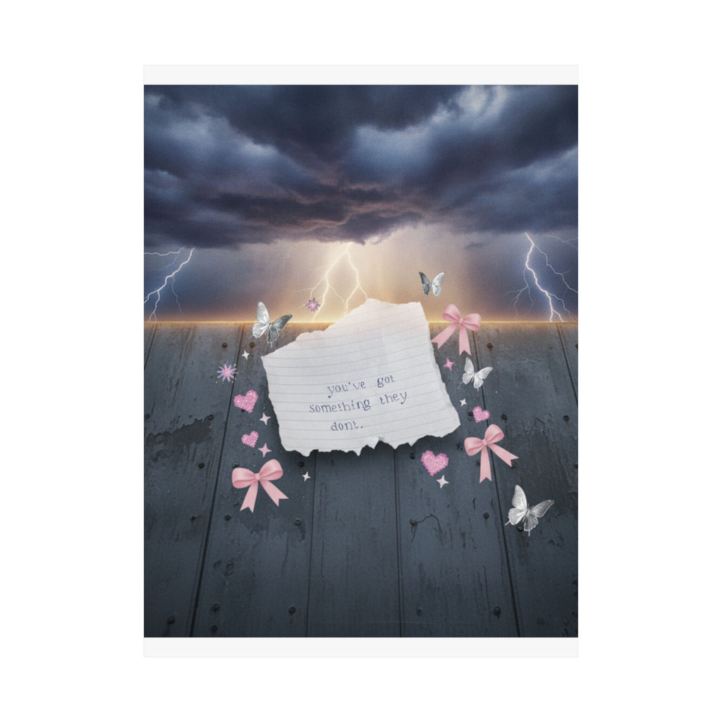 Dramatic Storm — Note — Matte Poster