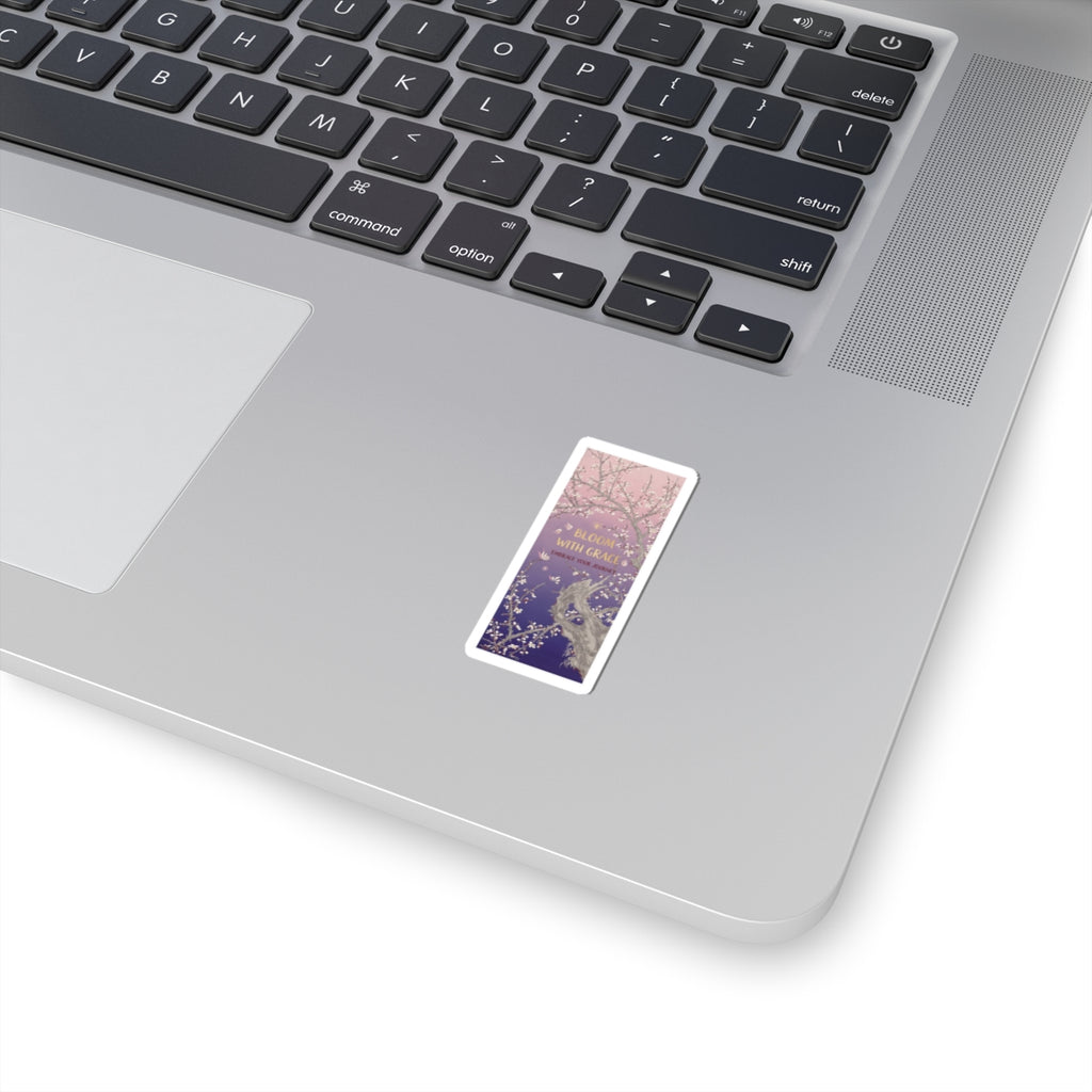 Affirmation — Plum Tree In Blossom — Kiss-Cut Sticker