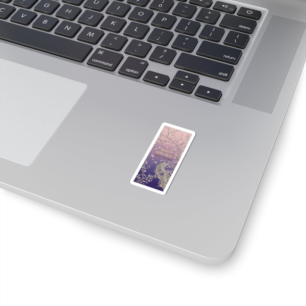 Affirmation — Plum Tree In Blossom — Kiss-Cut Sticker